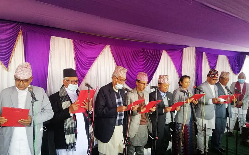 ८ मन्त्री नियुक्तसँगै प्रदेश १ मा मन्त्रिपरिषद् सदस्यको संख्या १४ पुग्यो, को को बने नयाँ मन्त्री ?