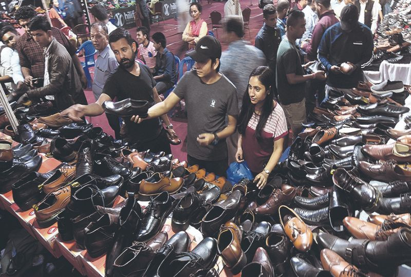आइतबारदेखि पाँचौं दशैँ जुत्ताचप्पल व्यापार प्रवर्द्धन मेला, १० देखि ५० प्रतिशत छुटमा ३० बढी ब्राण्डका जुत्ताचप्पल