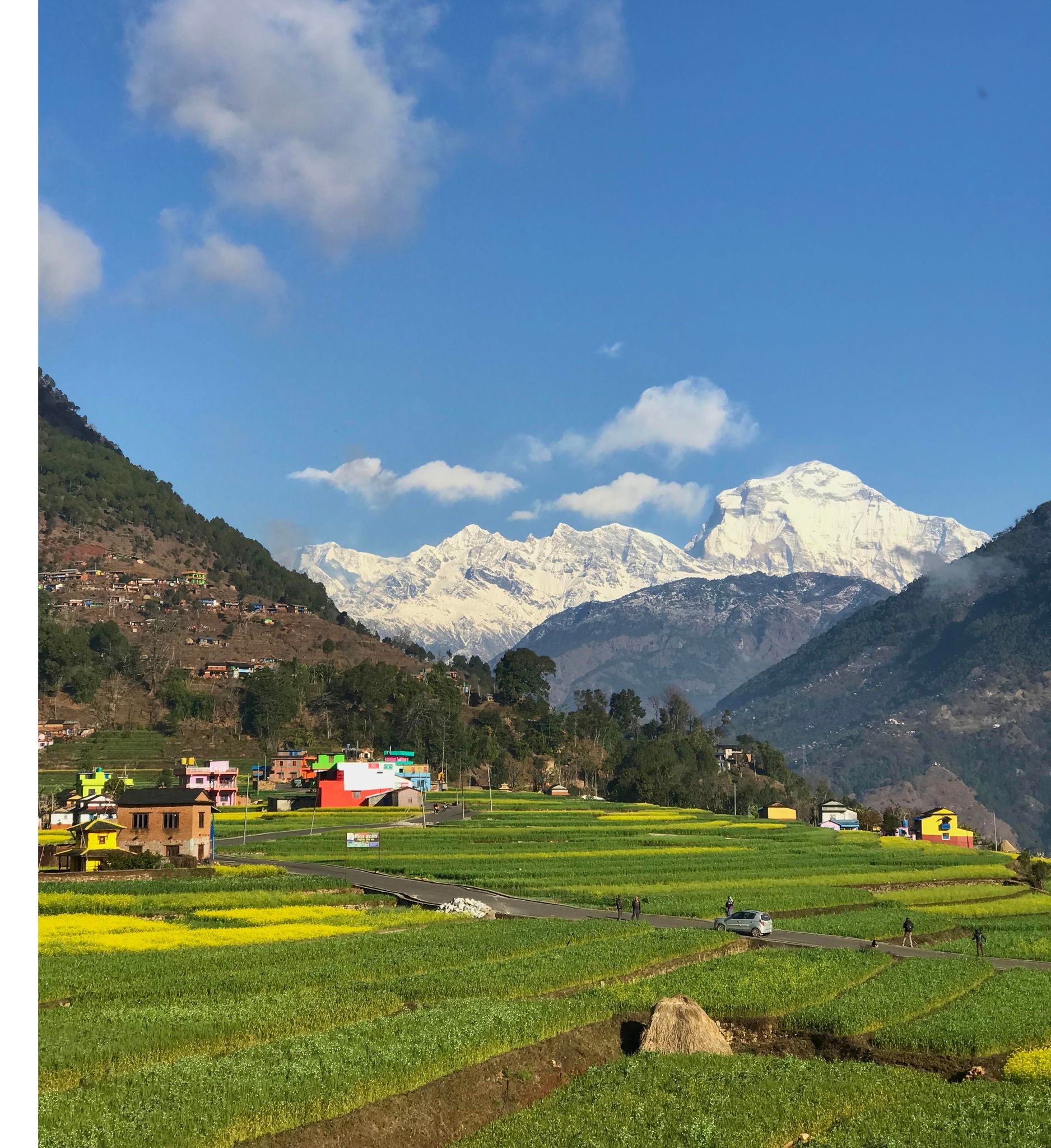 खुलेको धौलागिरि हिमाल