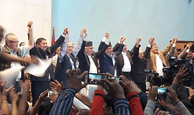 वाम गठबन्धनकै नेतृत्वमा सरकार चल्नुपर्ने माधव समूहको निष्कर्ष