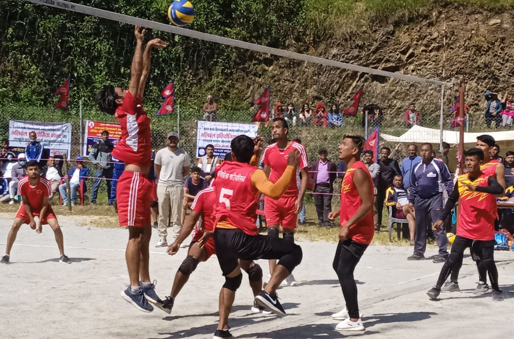 जिल्लाव्यापी भलिबल प्रतियोगिता : खानीखोला, पनौती, महाभारत र बेथानचोक टिम विजयी