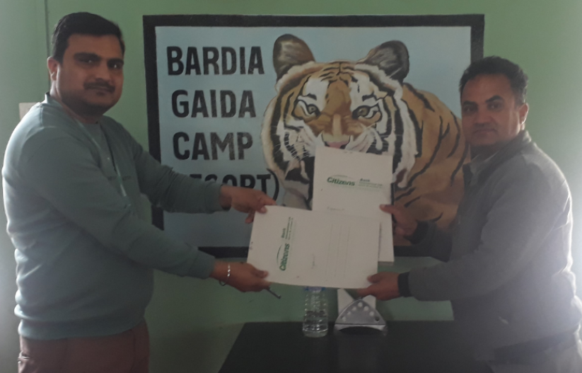 सिटिजन्स बैंकका ग्राहकहरुलाई बर्दिया गैँडा क्याम्प होटलमा १०%छुट