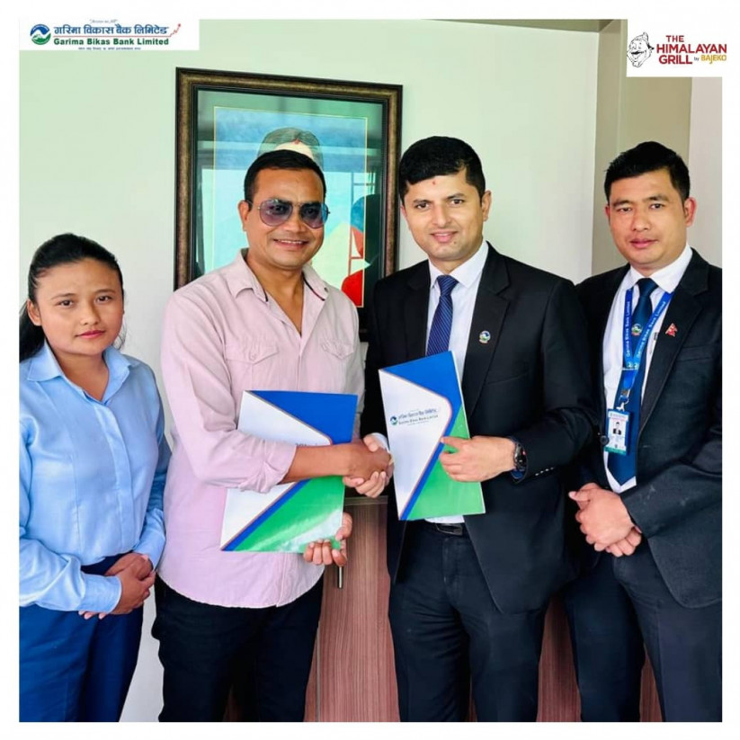 गरिमा विकास बैंकका ग्राहकलाई ‘द हिमालयन ग्रिल बाई बाजेको’मा १५ प्रतिशत छुट