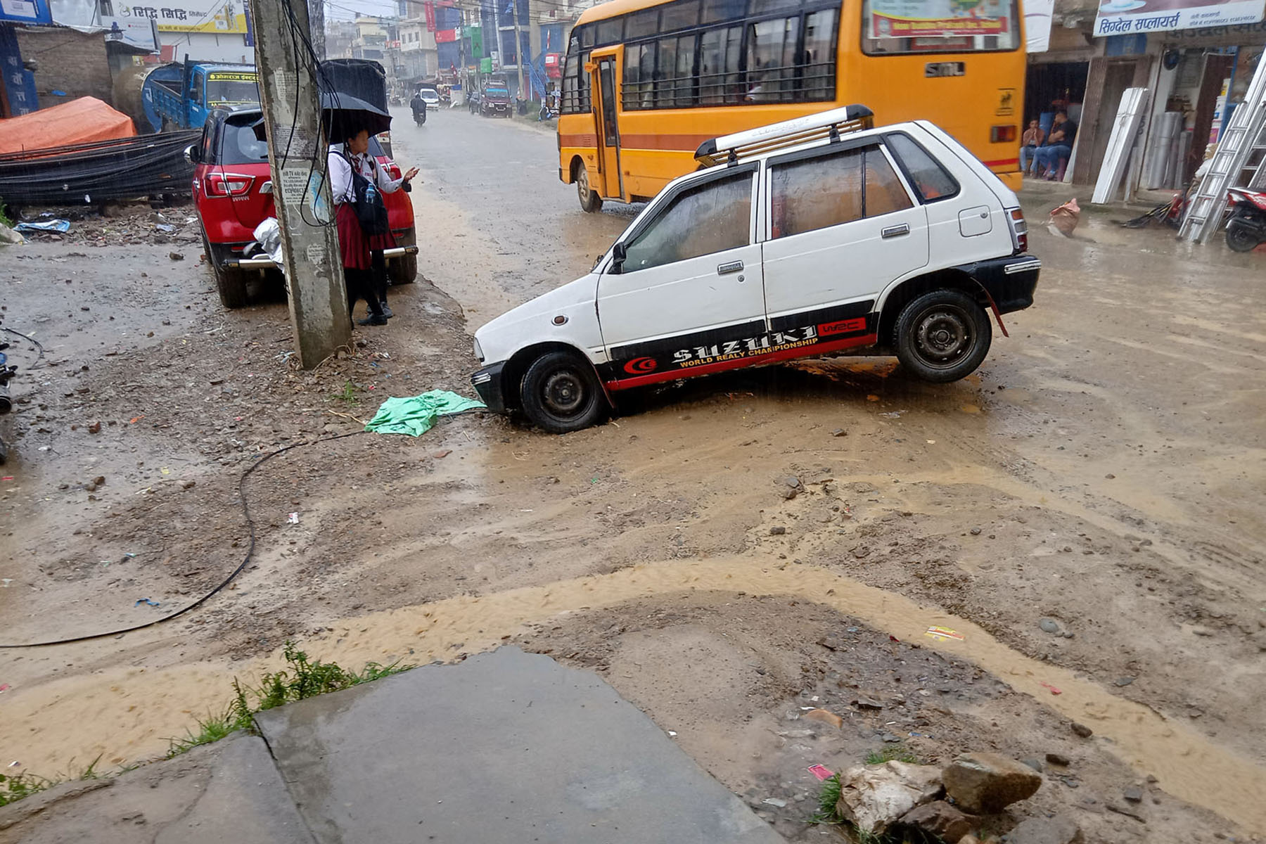 खाल्डोमा पसेको ट्याक्सी