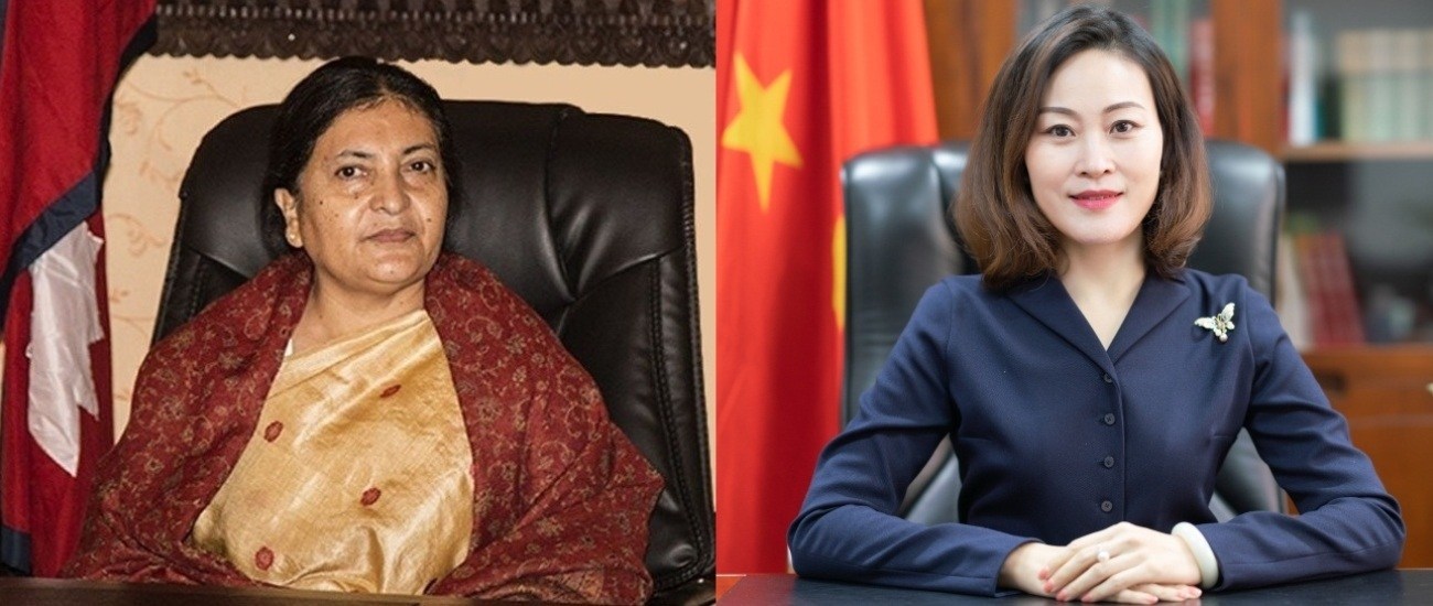 चिनियाँ राजदूत र राष्ट्रपतिबीच फेरी गोप्य भेटवार्ता