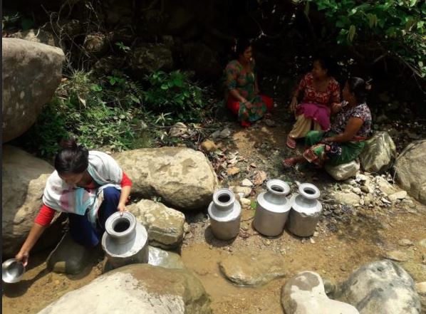 उत्तरपट्टि गाउँमा खानेपानीको चरम समस्या हट्दै