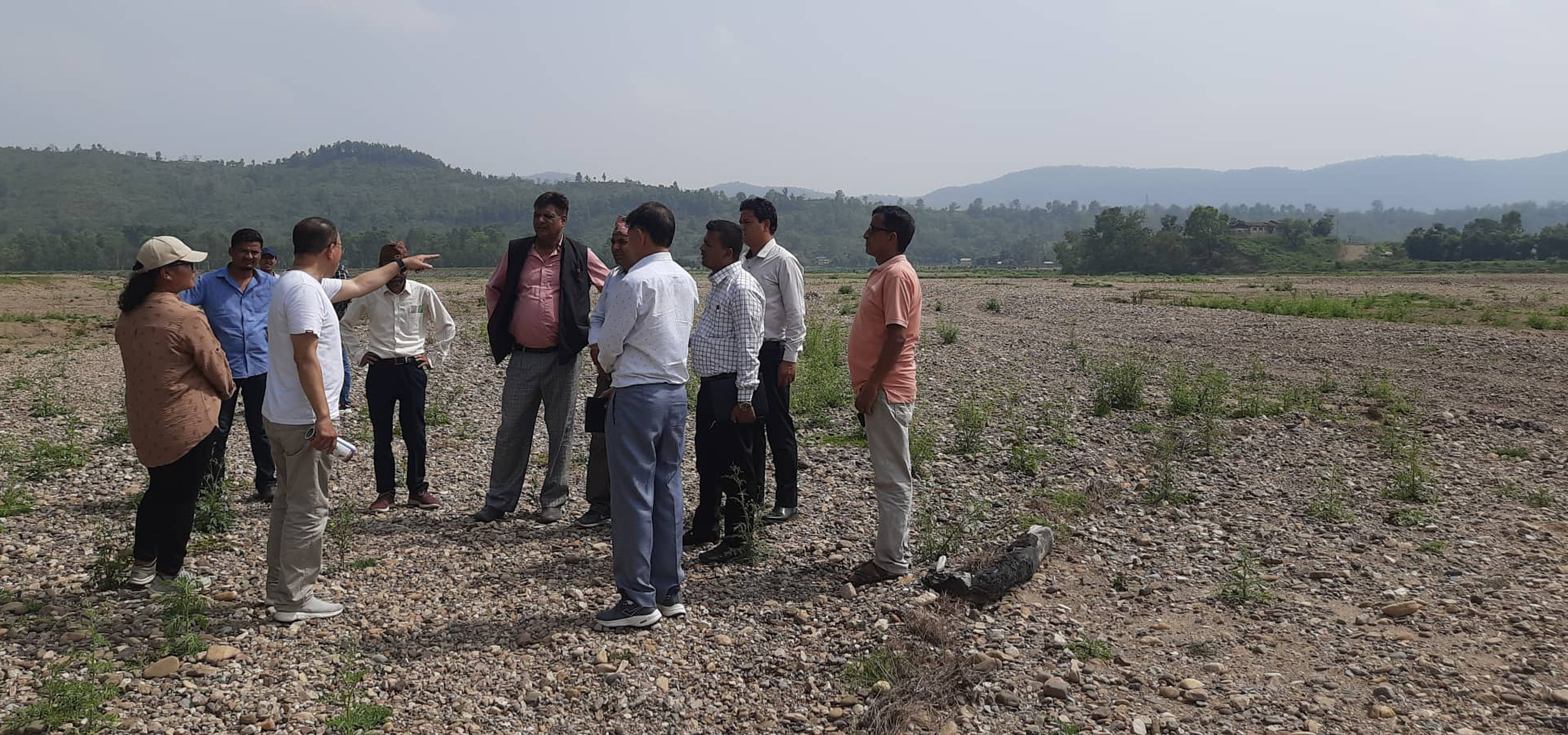 लिफ्टिङ निर्माणस्थल अवलोकन