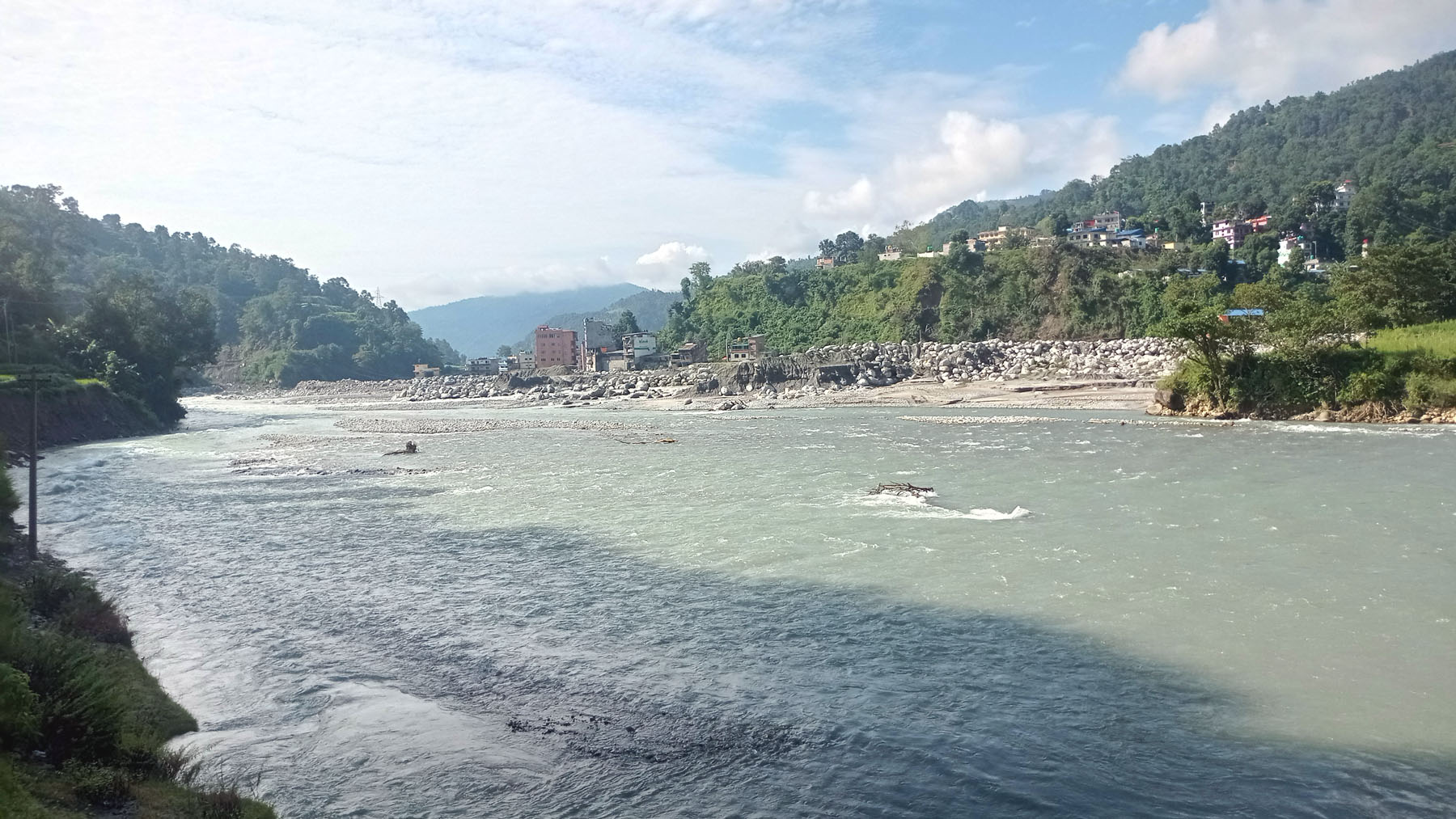 इन्द्रावती तथा मेलम्ची नदीको दोभान