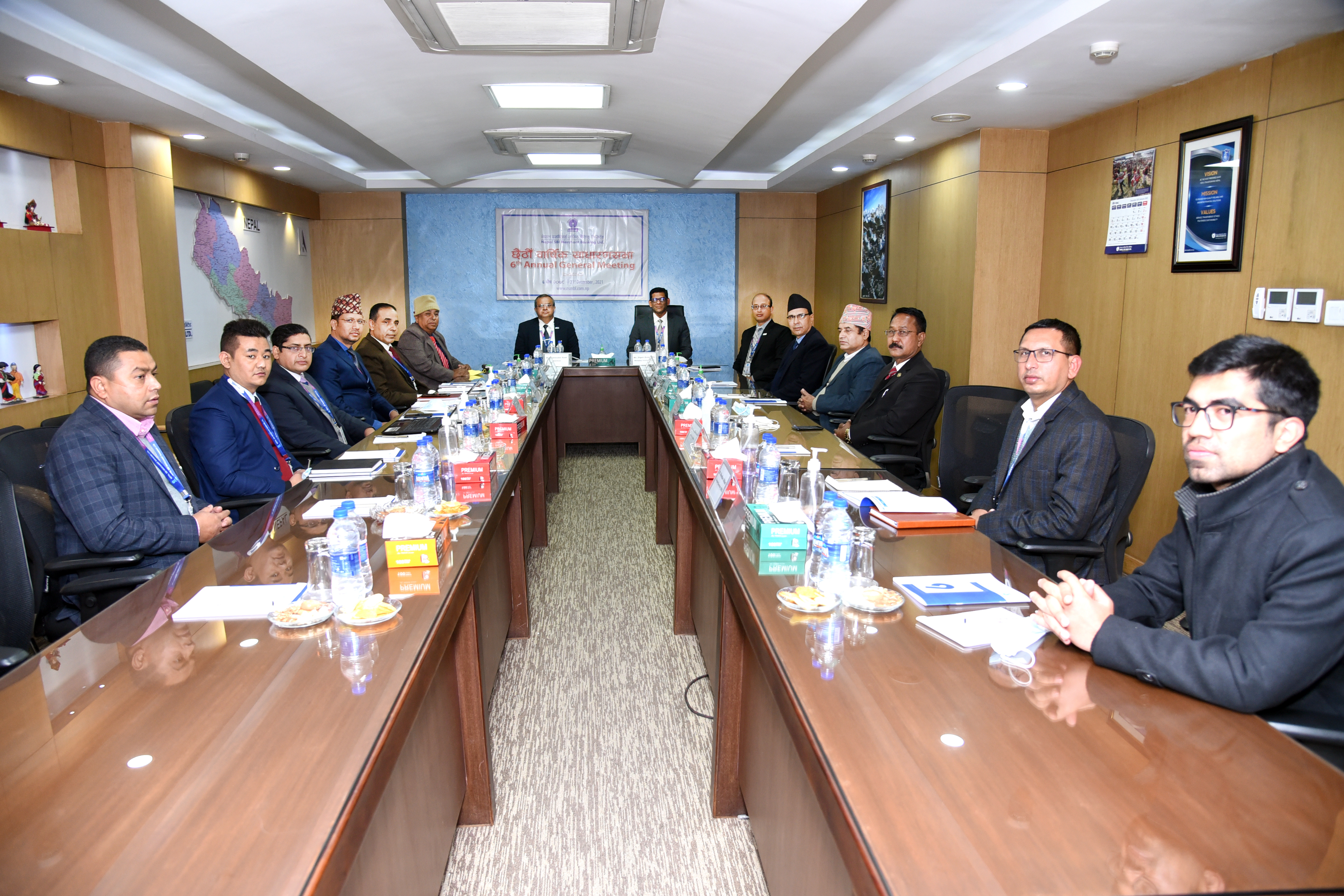 नेपाल एसबिआई मर्चेन्ट बैंकिङ्गको छैठौँ वार्षिक साधारण सभा सम्पन्न