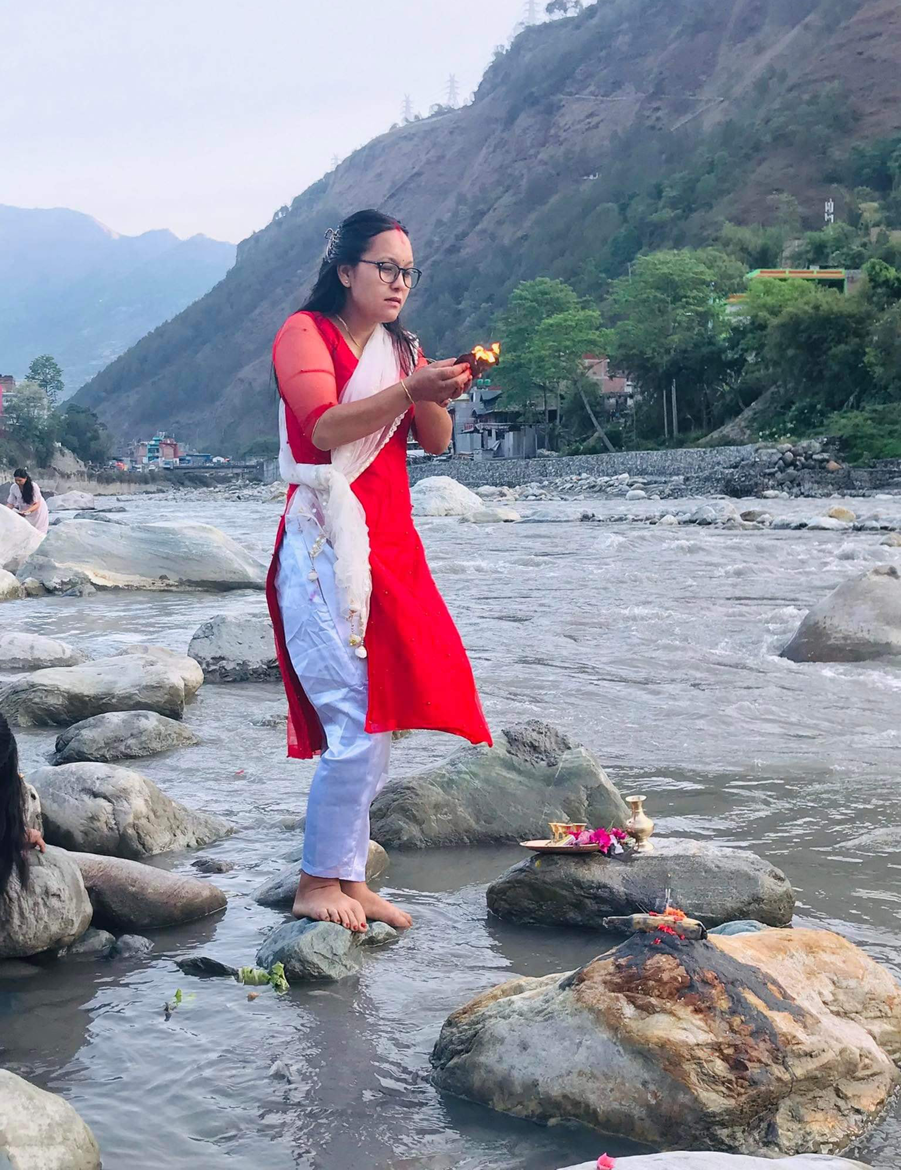 कालीगण्डकीको पूजा