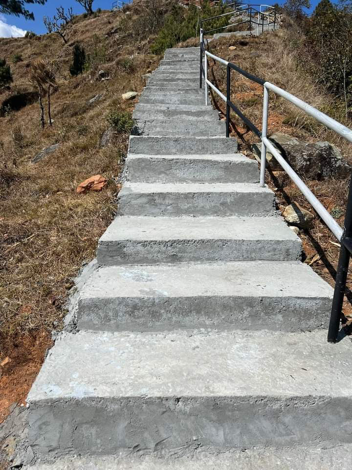 ९ लाख लगानीमा एक किलोमिटरको पदमार्ग