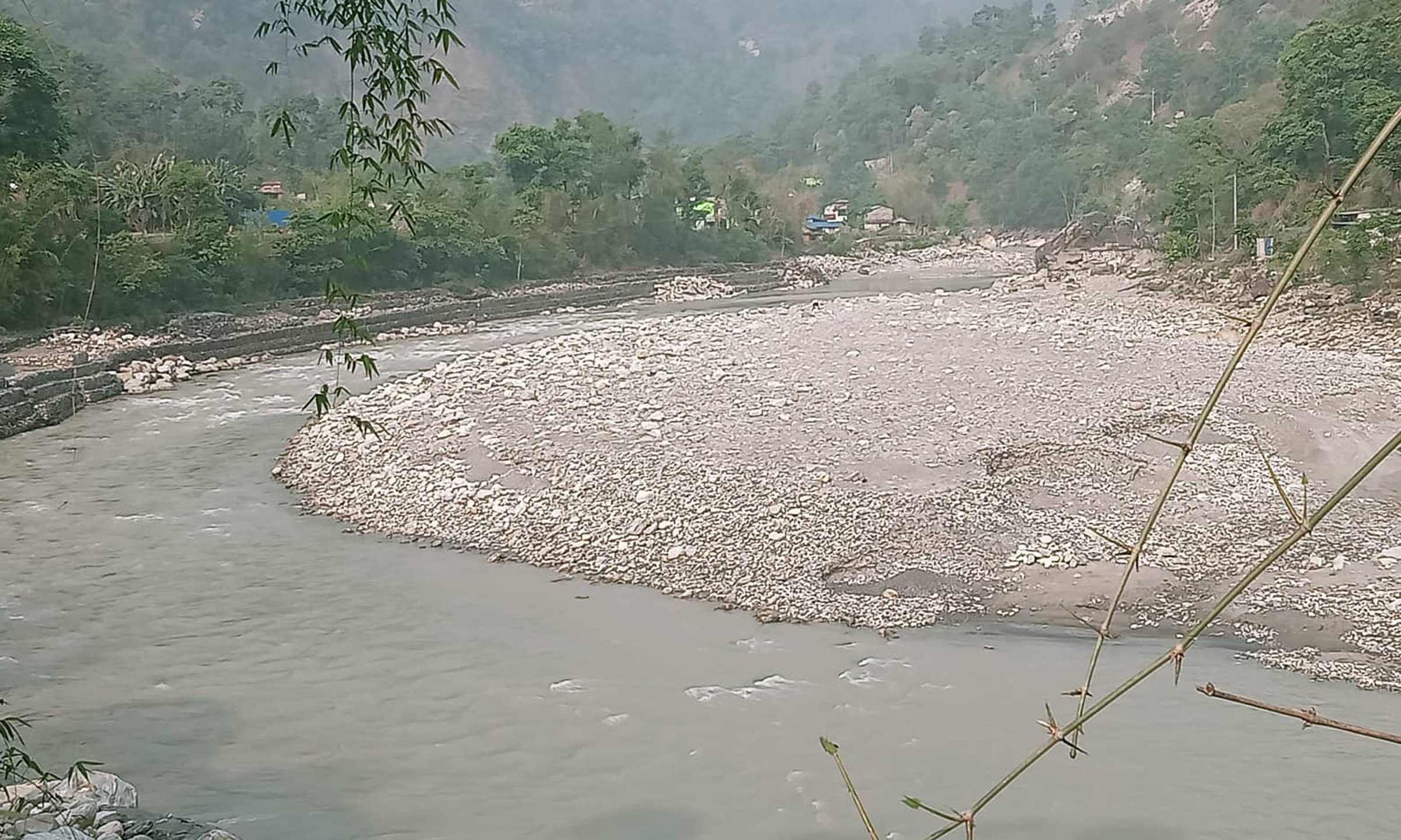 नदी कटान नियन्त्रणको प्रयास