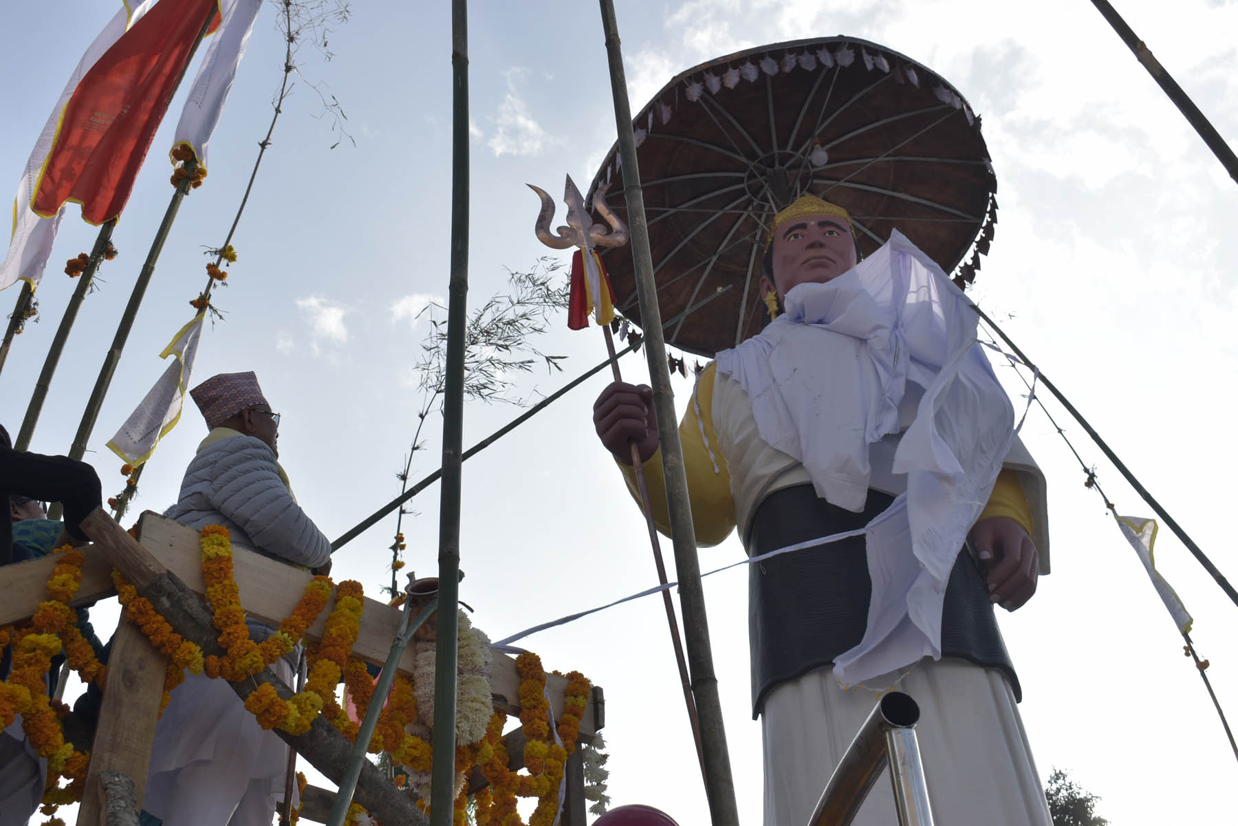 फाल्गुनन्दको शालिक अनावरण