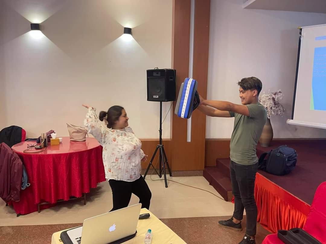 २० औ वार्षिकोत्सवको अवसरमा कुमारी बैंकद्धारा महिलाहरूलाई आत्मरक्षा प्रशिक्षण
