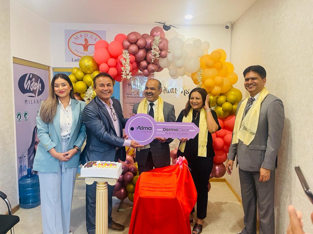 मल्ल ग्रुप अफ कम्पनीजले नर्भिक अस्पतालमा छालाको उपचारको लागि अल्मा लेजर हाईड्रफेशियल नामक नयाँ प्रविधि भित्रायो