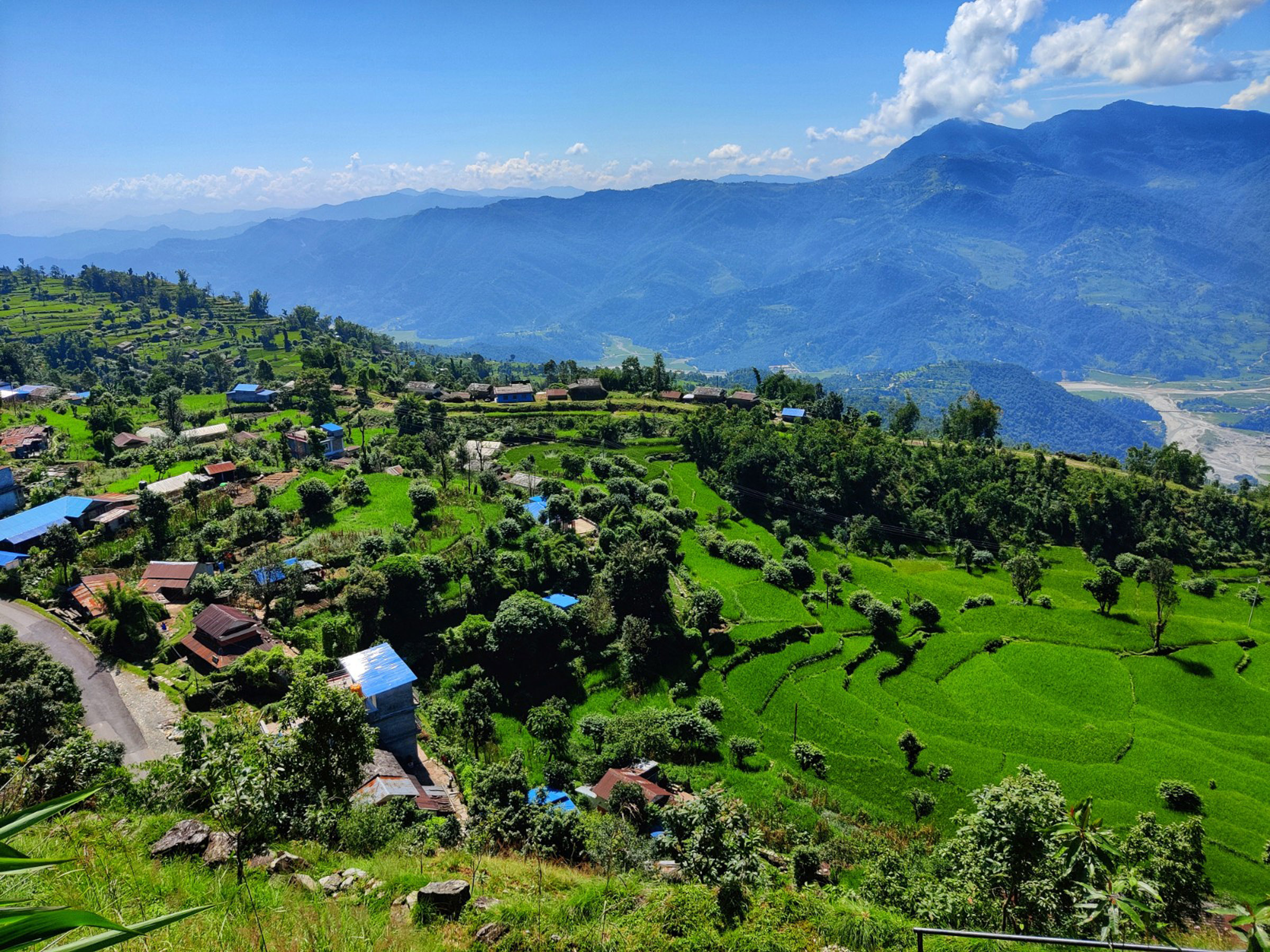 खडगाउँको दृश्य