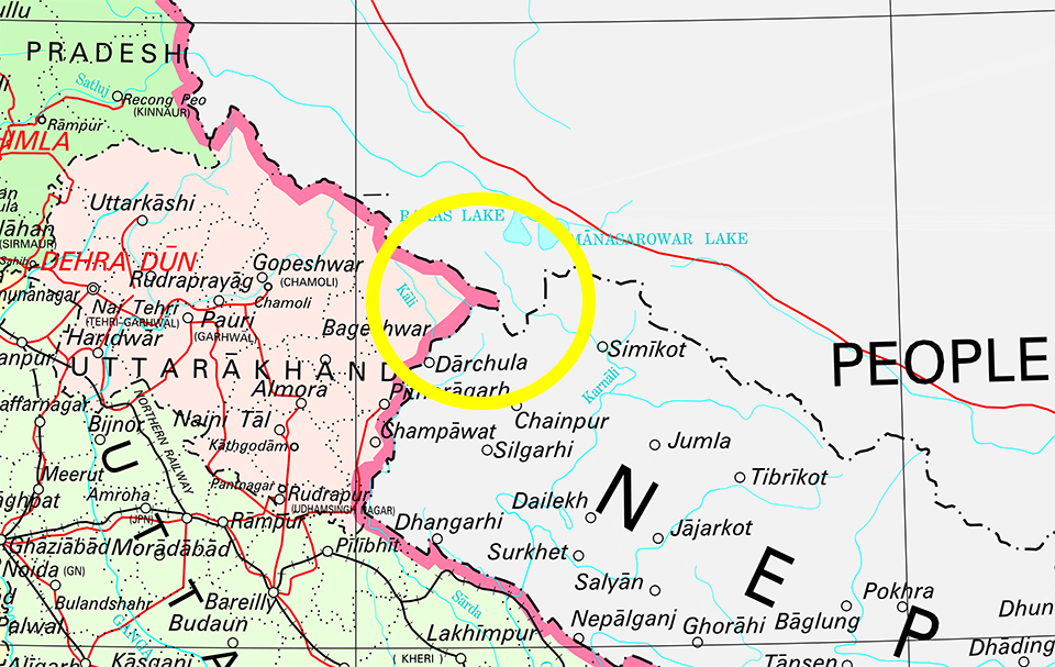 काली नदीको मुहान नै सीमा,  नक्सा तयार पार्न र स्थायी सुरक्षा क्याम्प राख्न निर्देशन