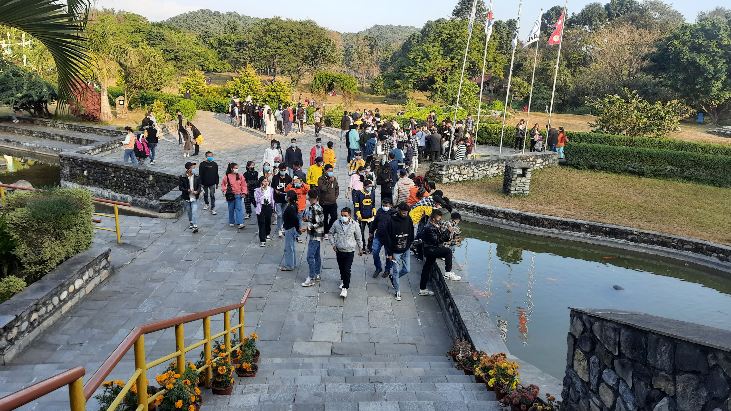 अन्तर्राष्ट्रिय पर्वतीय संग्रहालयको अवलोकनमा विद्यार्थी