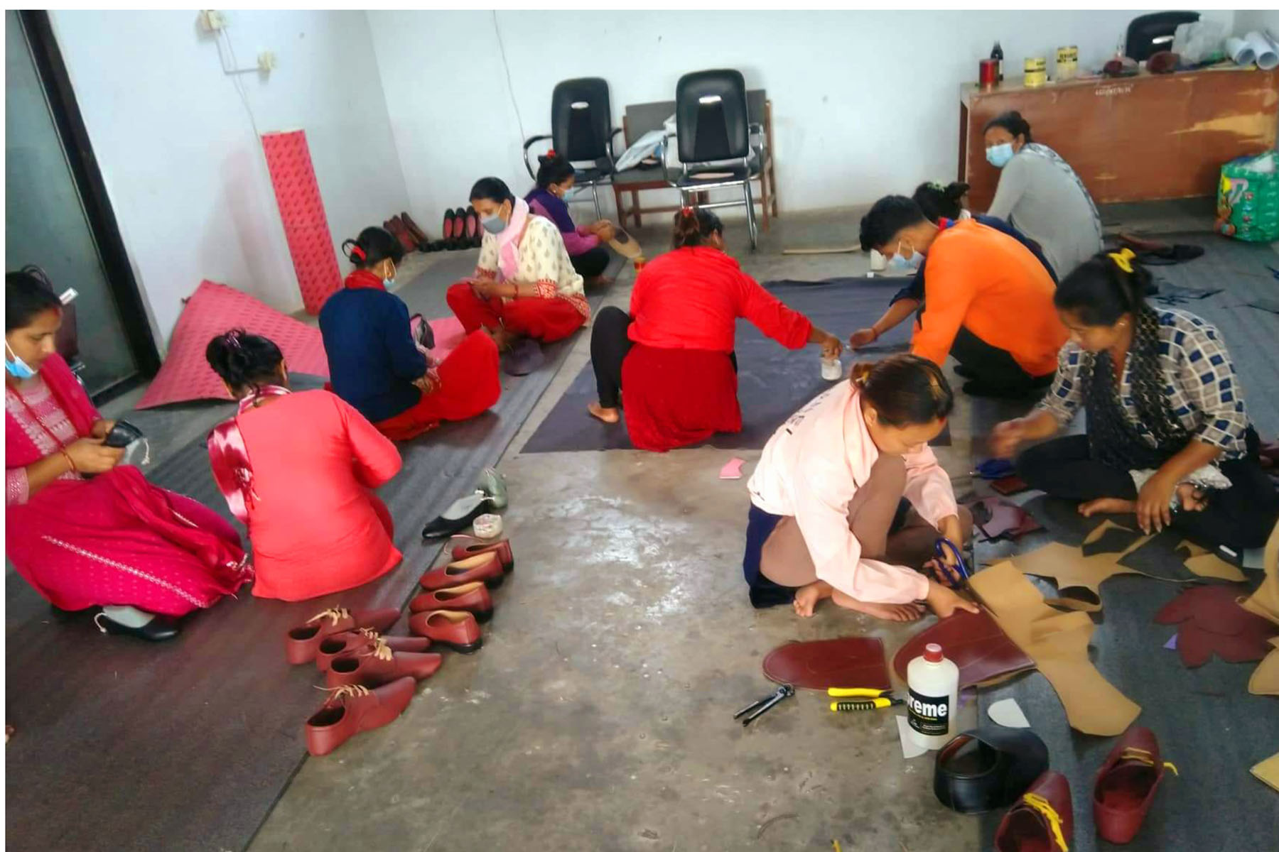 छालाका जुत्ता चप्पल बनाउने तालिम