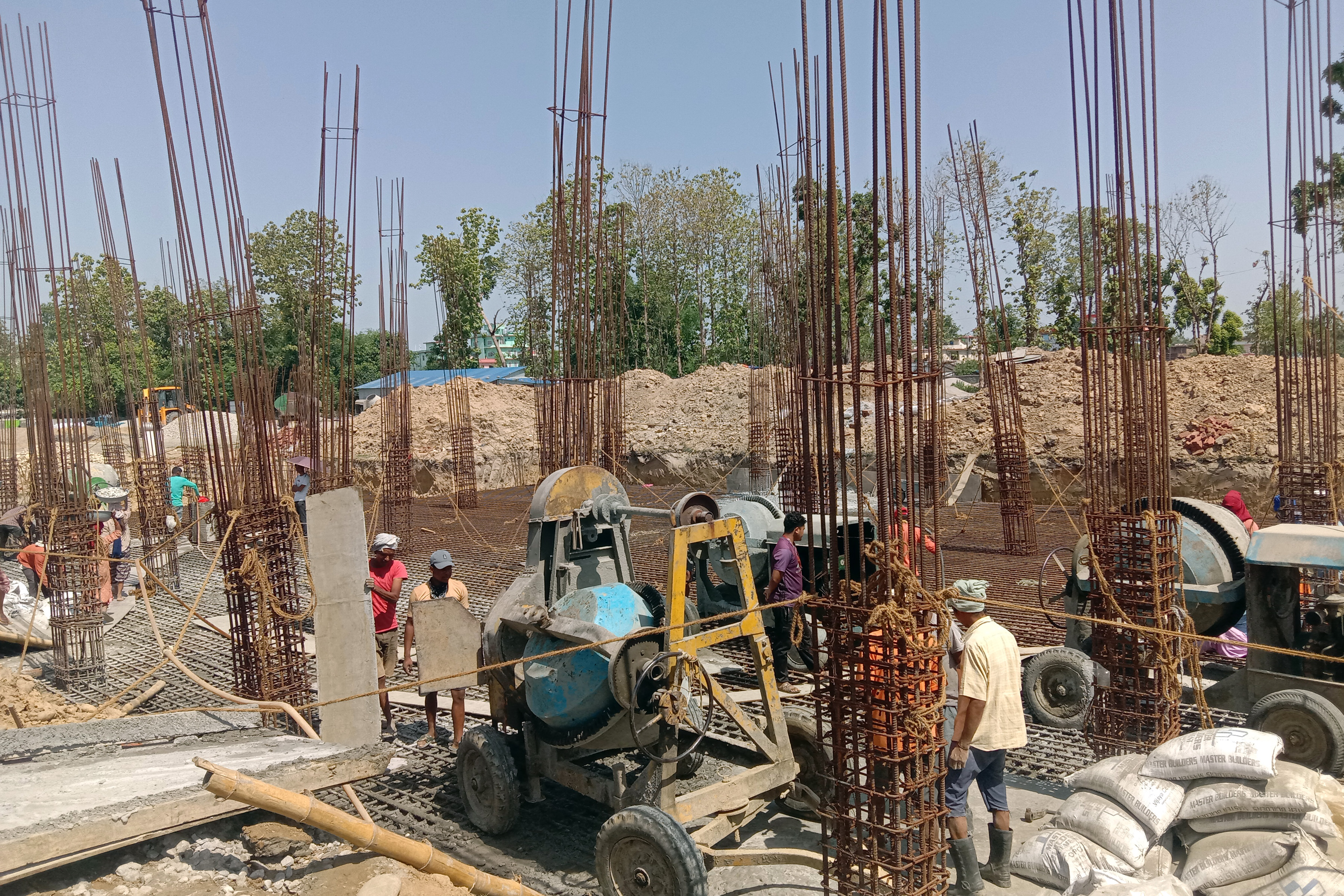 निर्माणाधीन सरुवा रोग अनुसन्धान केन्द्र भवन