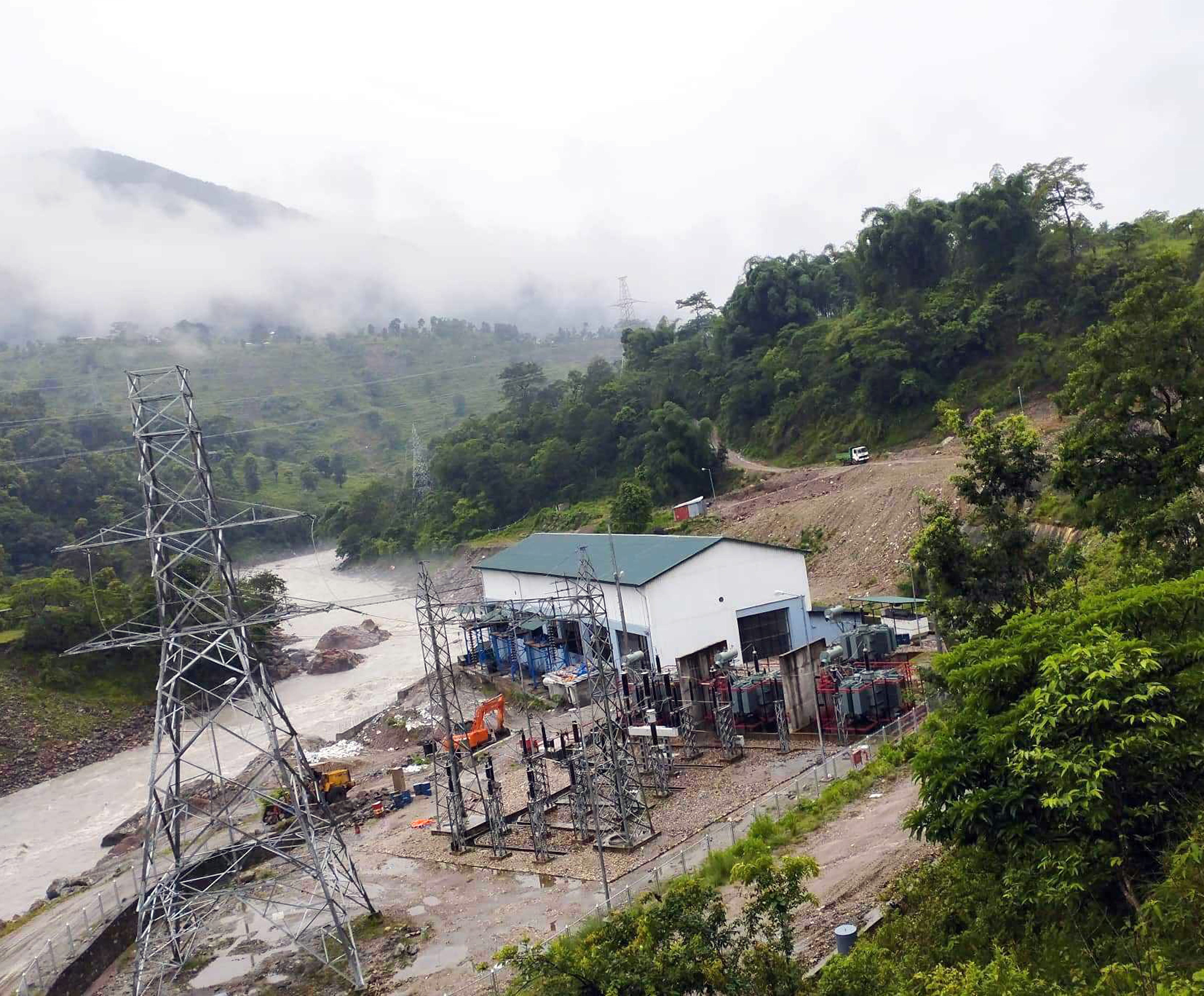 दोर्दीखोला जलविद्युत् आयोजनाको पावर हाउस