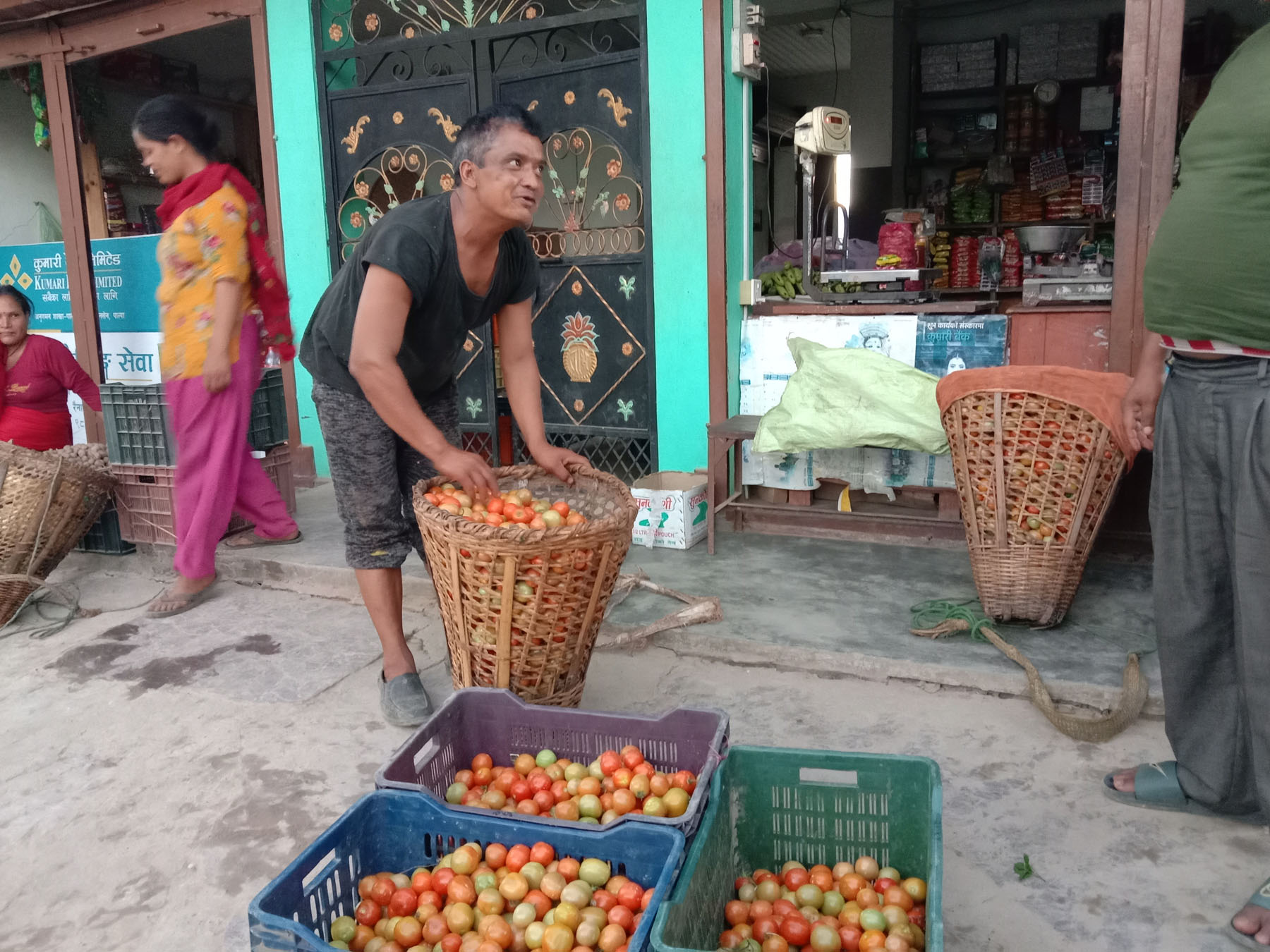 बिक्रीका लागि राखिएको गोलभेँडा