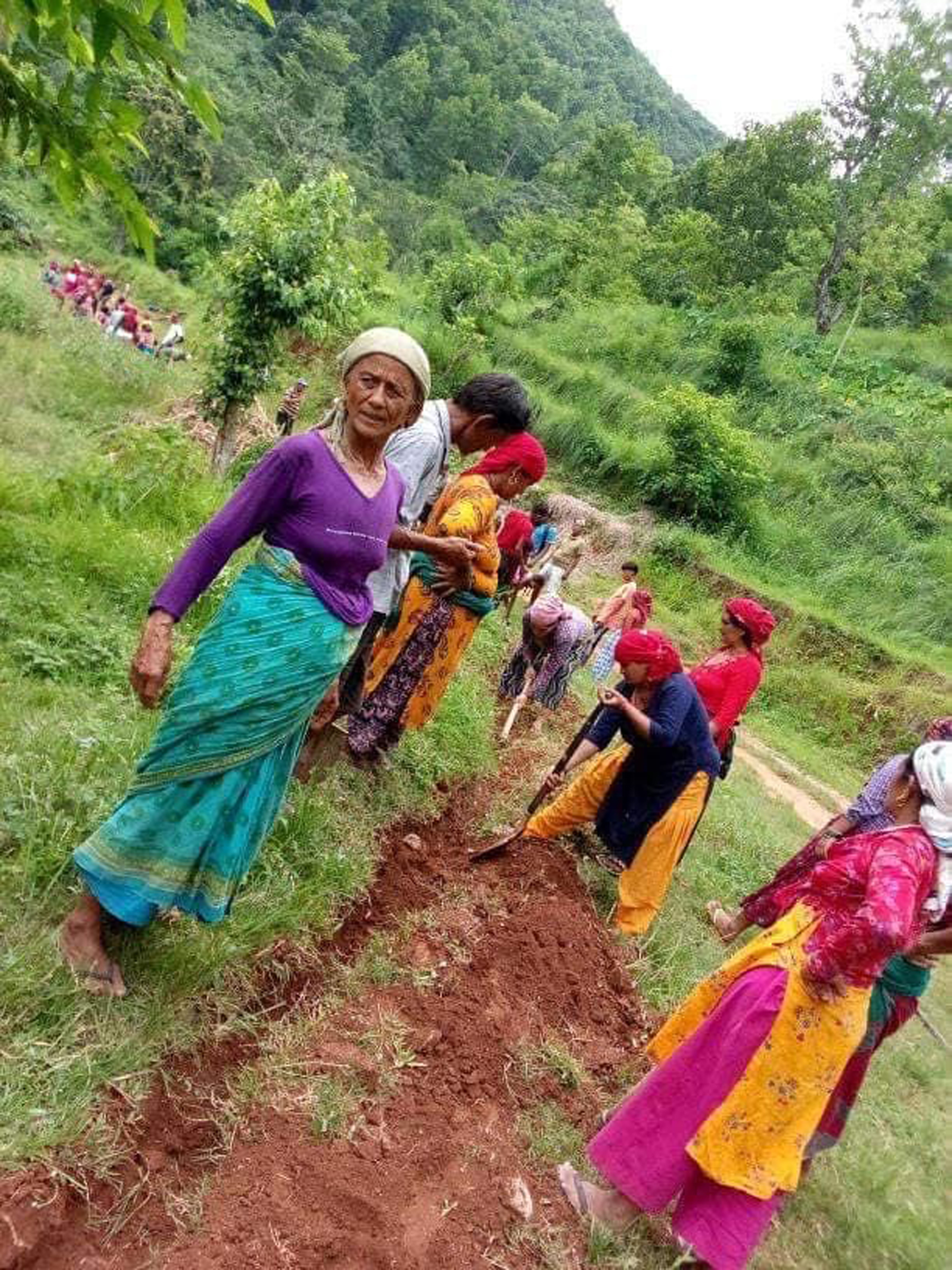 खानेपानीका लागि श्रमदान
