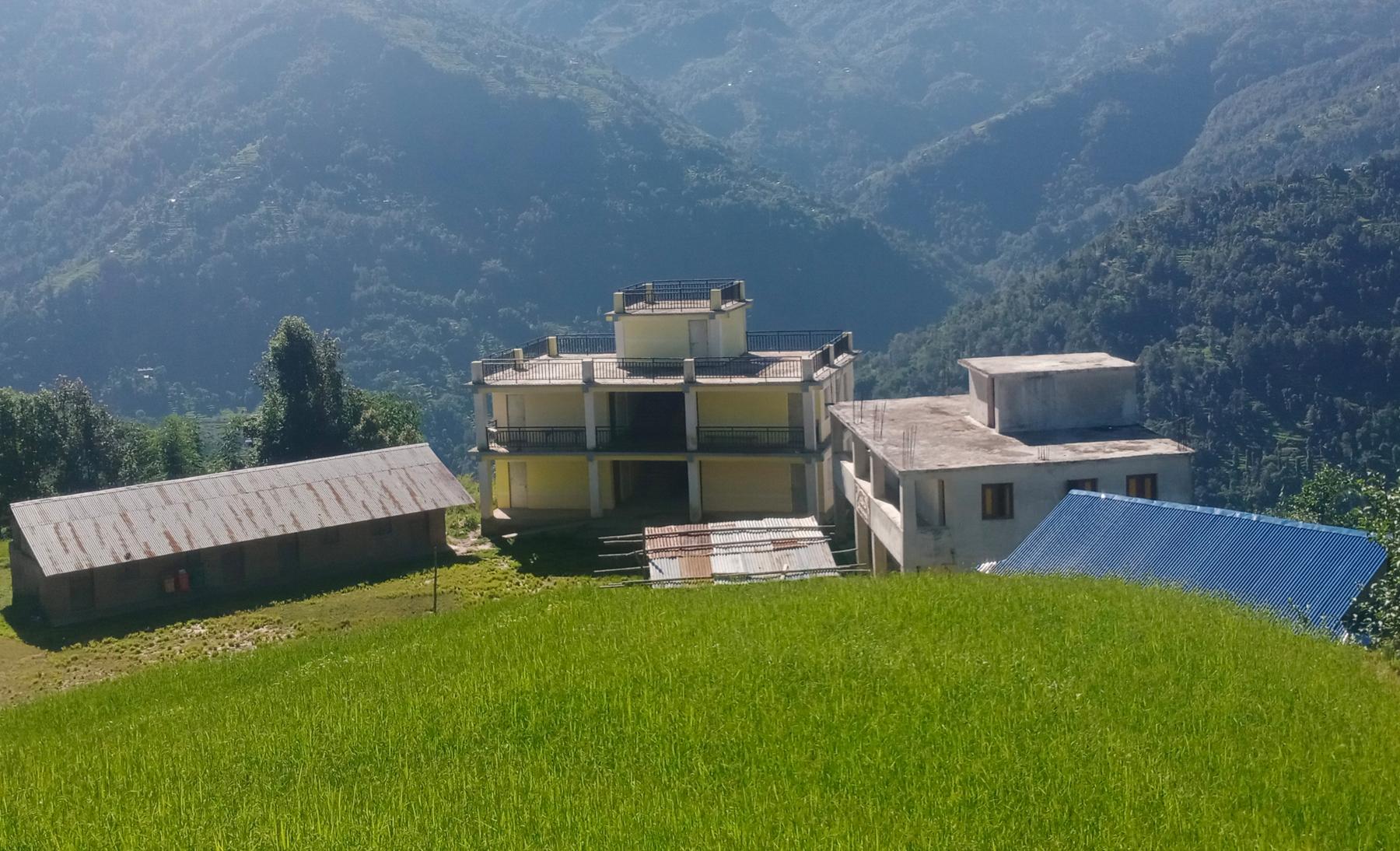 मनकामना आधारभूत विद्यालयको नवनिर्मित भवन