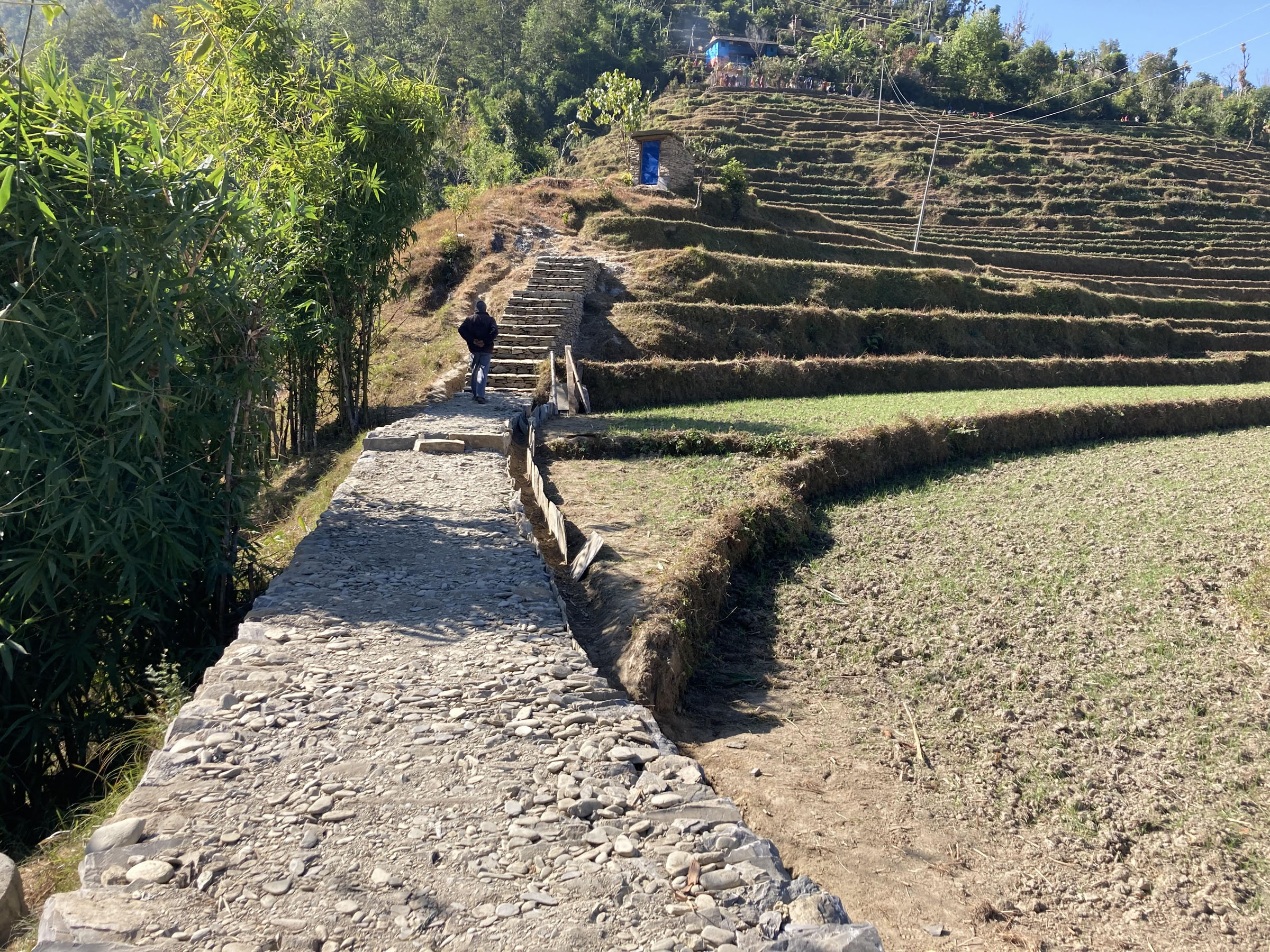 पर्यटकीय पदमार्ग निर्माण