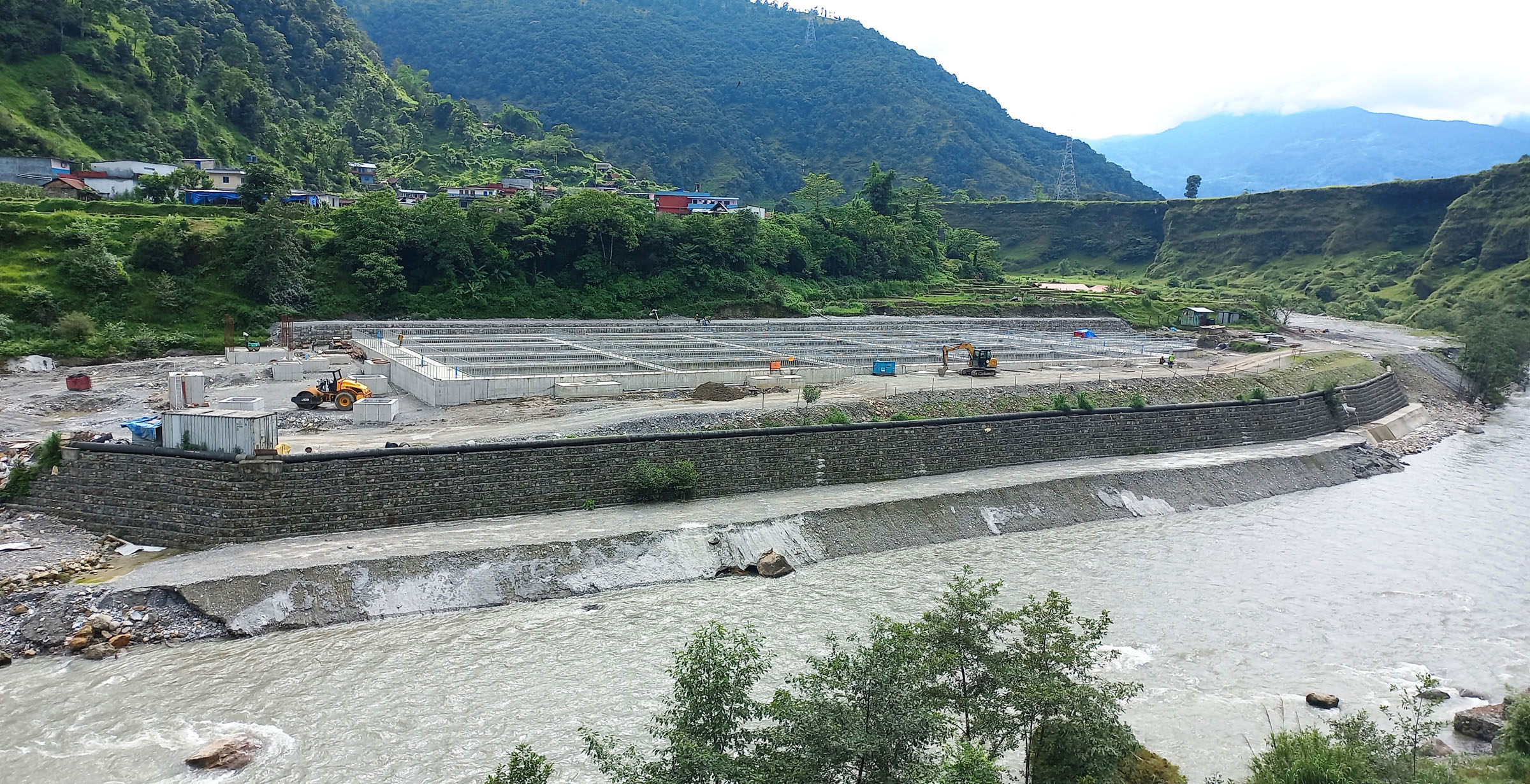 मर्दी खोलाको मुहानमा निर्माण