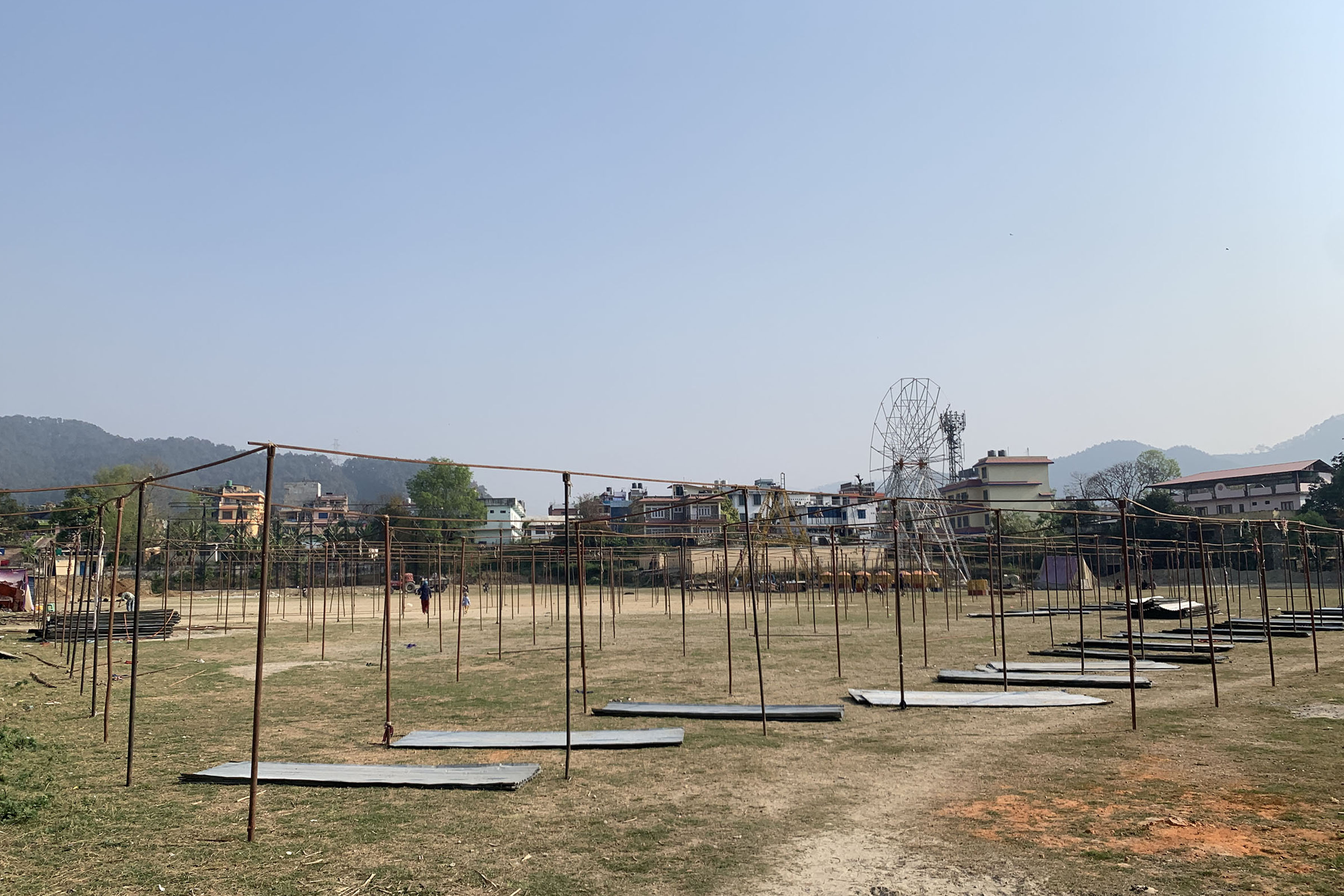 तनहुँ महोत्सवका लागि स्टल तयार
