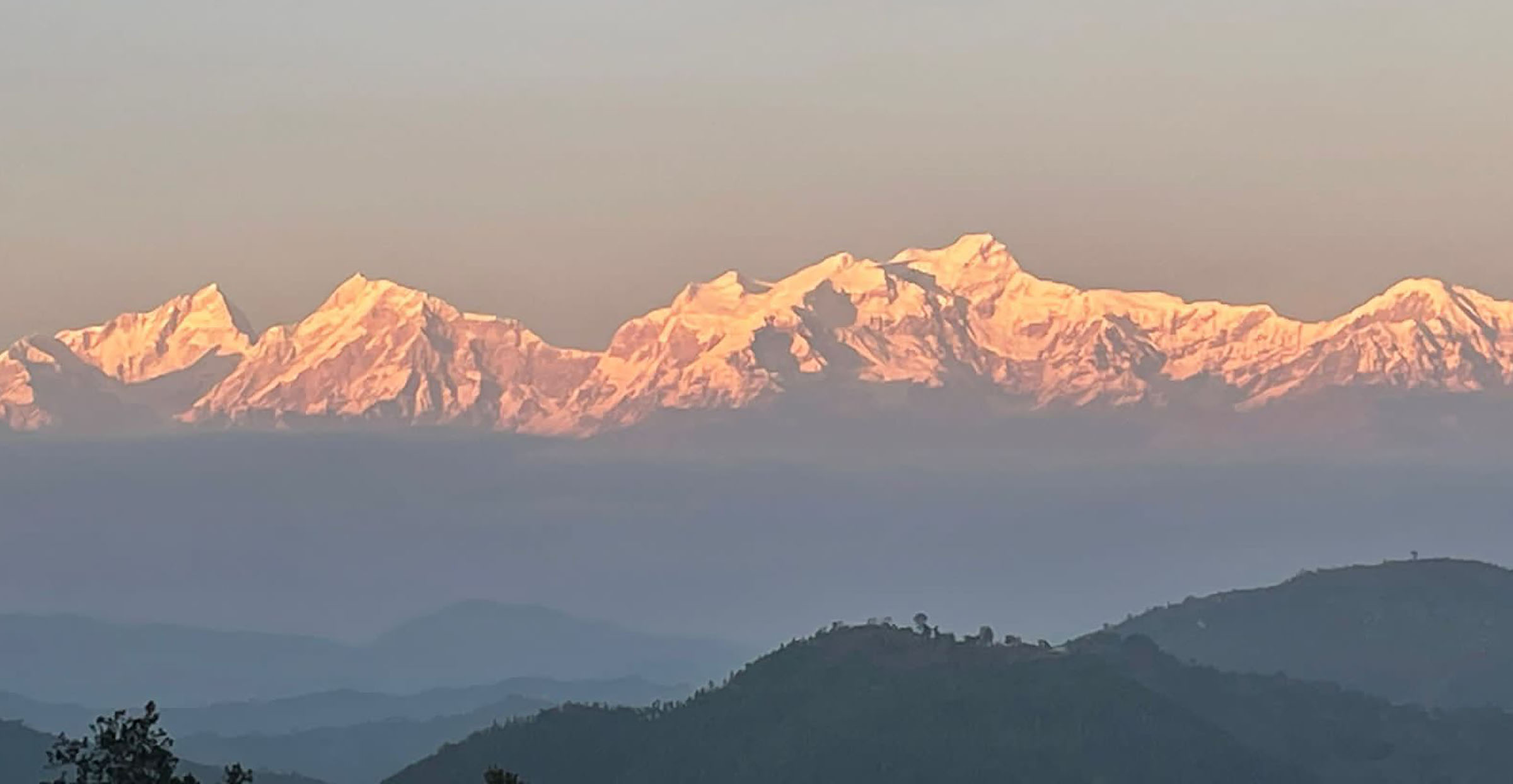 हिमालको दृश्य