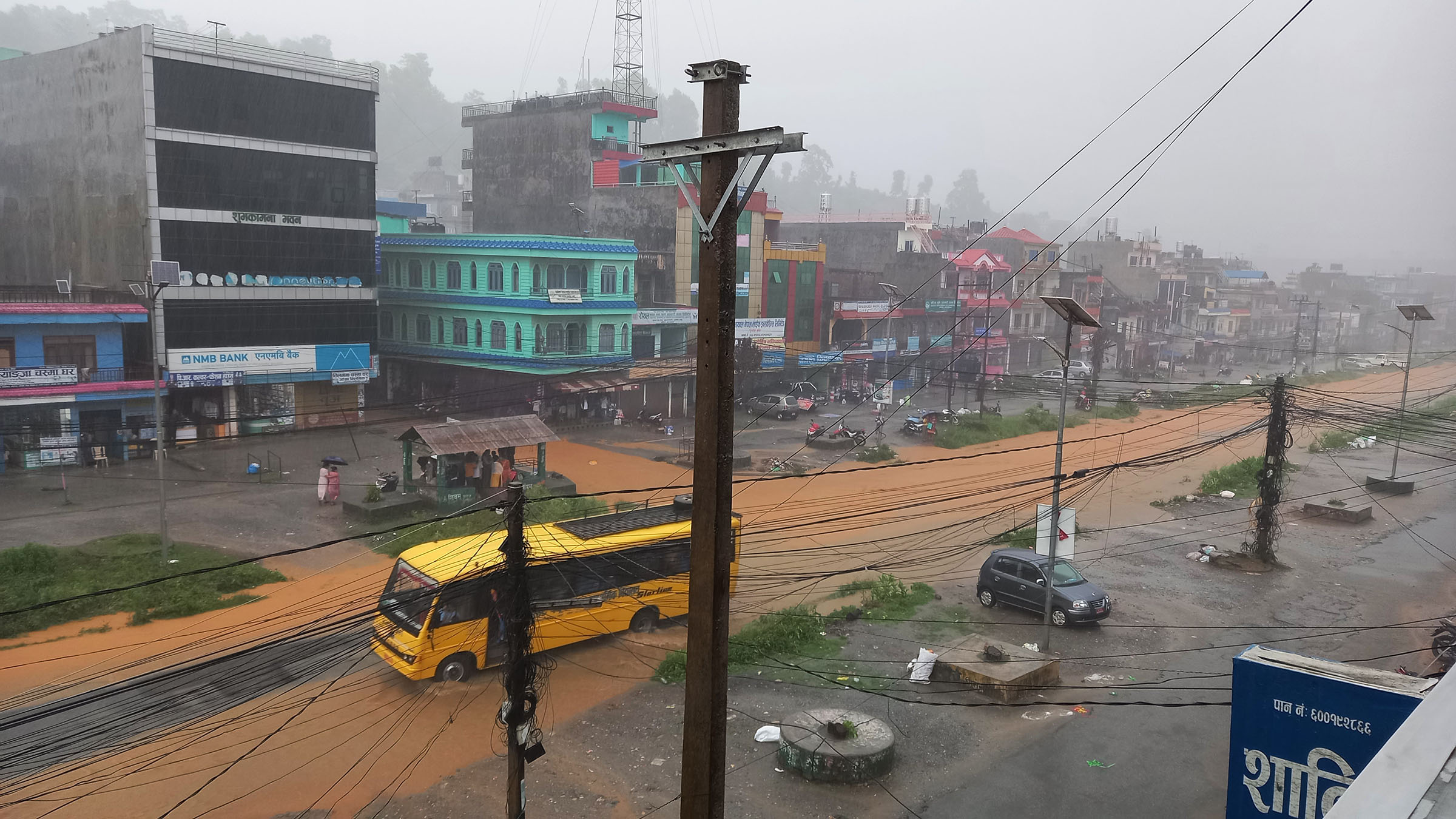 जलमग्न दुलेगौडा बजार