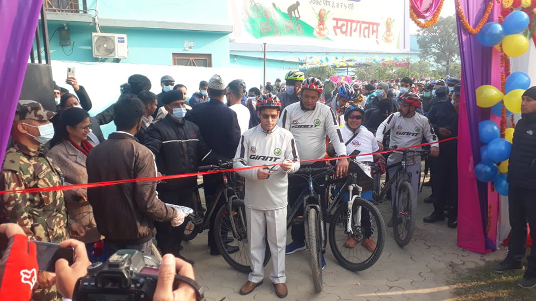 पर्यटन साइकल यात्राको उद्घाटन