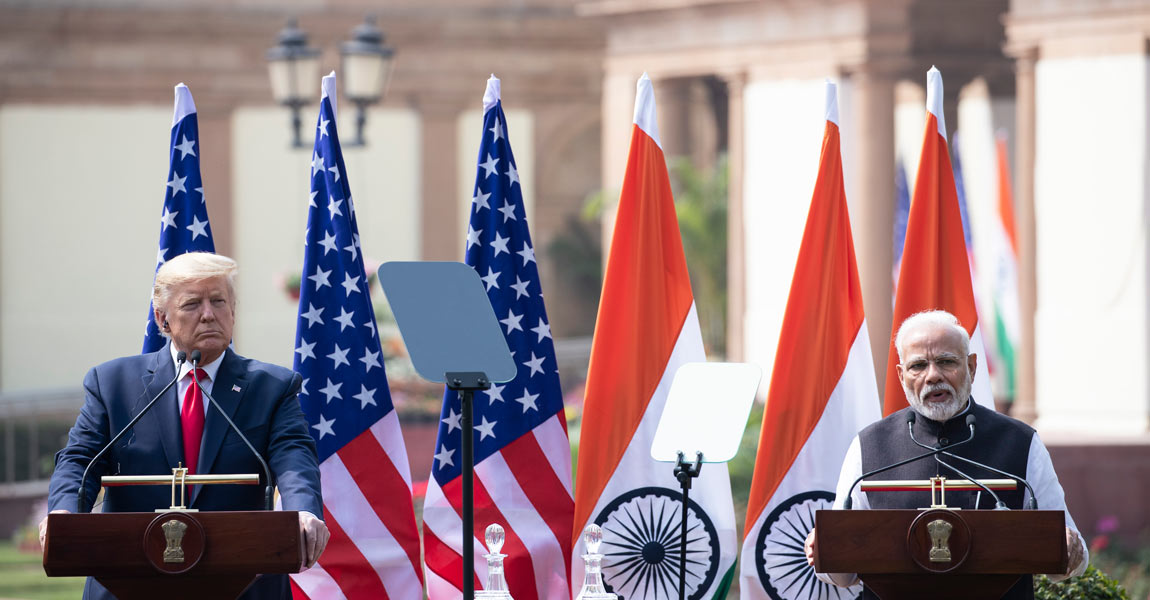 अमेरिकी नीतिमा भारतको साथ