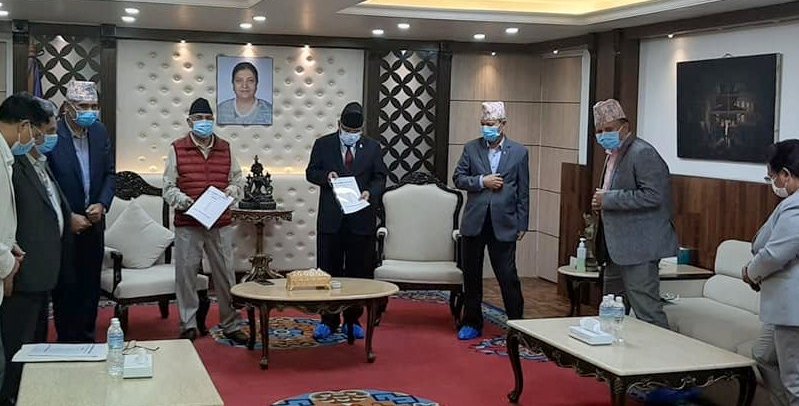 नेकपा कार्यदलले बुझायो प्रतिवेदन