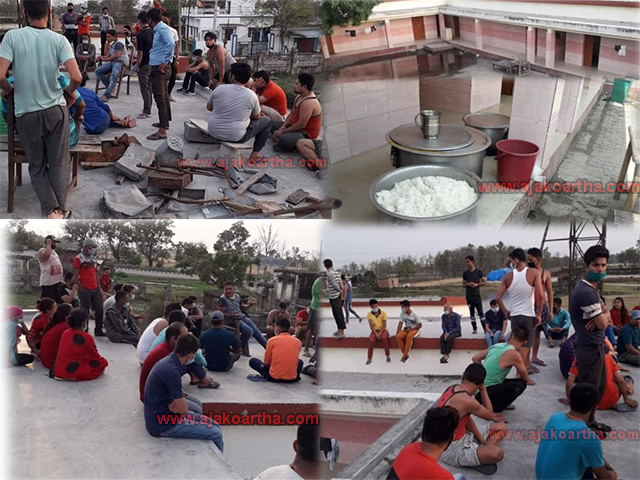 नौतुनवामा गुल्मी र अर्घाखाँचीका ११४ जना सहित २९० नेपाली,  भन्छन् -‘अर्काको देशमा रोग लागे पनि गुहार नपाउने भयौँ’