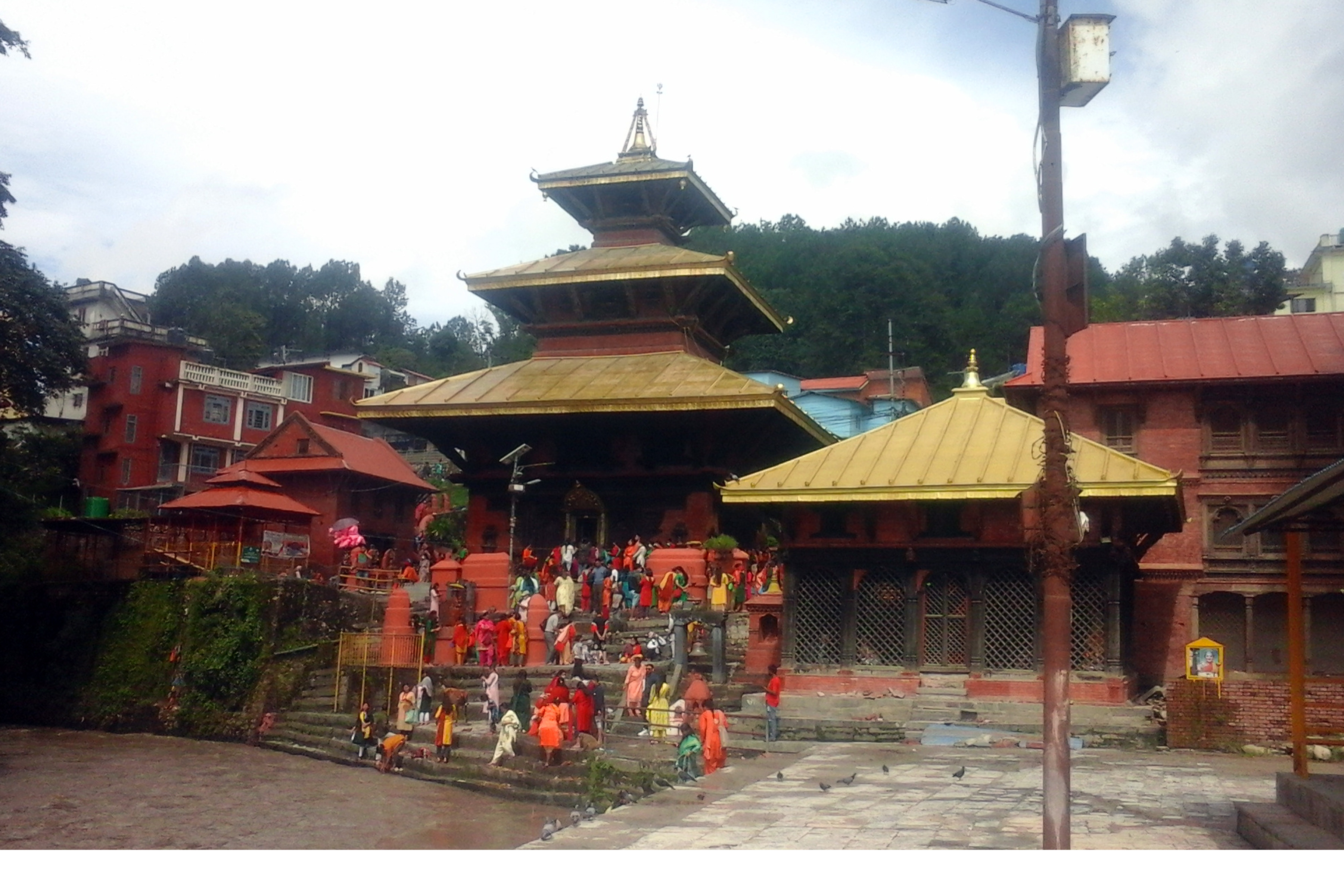 गोकर्णेश्वर महादेव मन्दिरमा भक्तजन