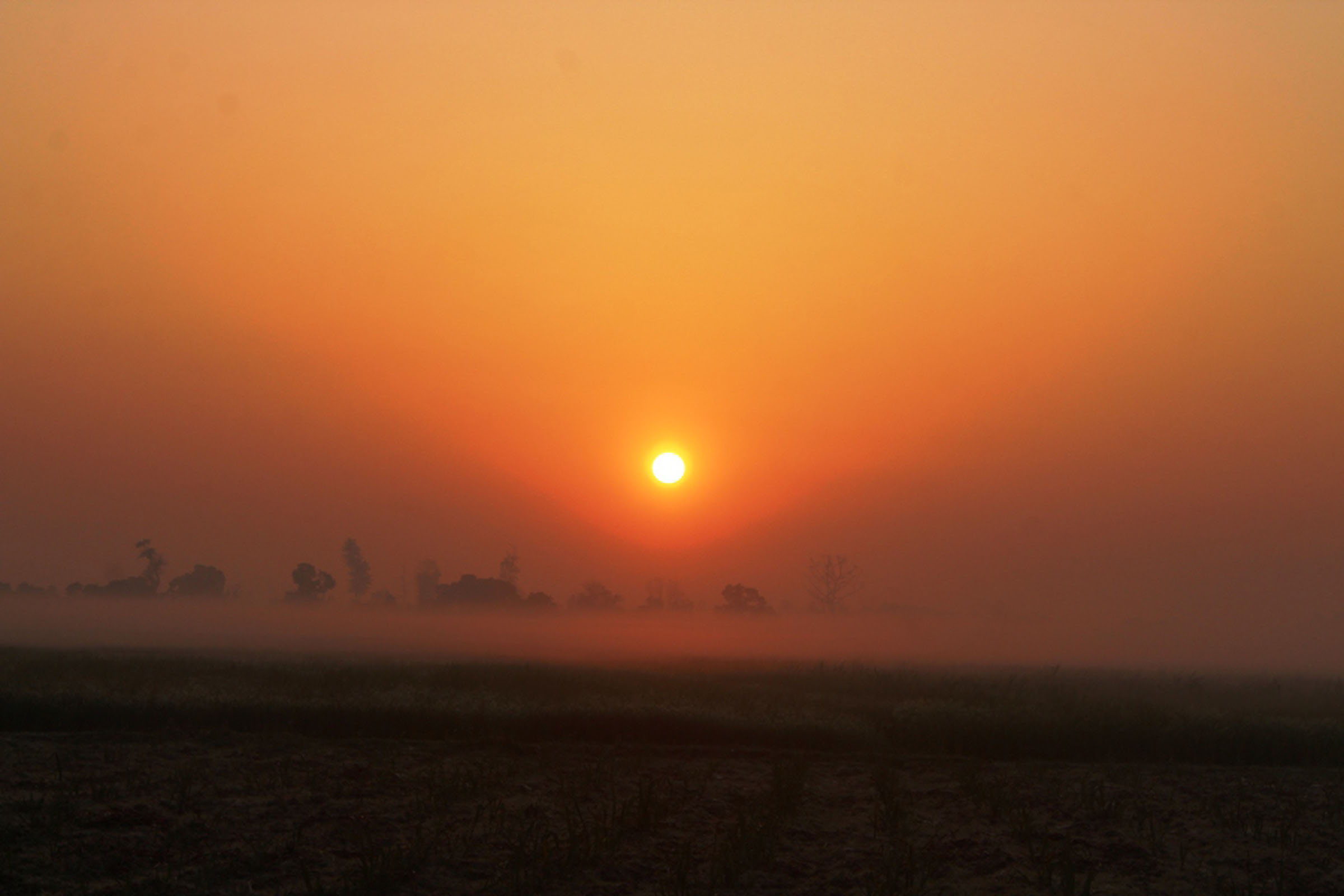 सुर्योदयको दृश्य
