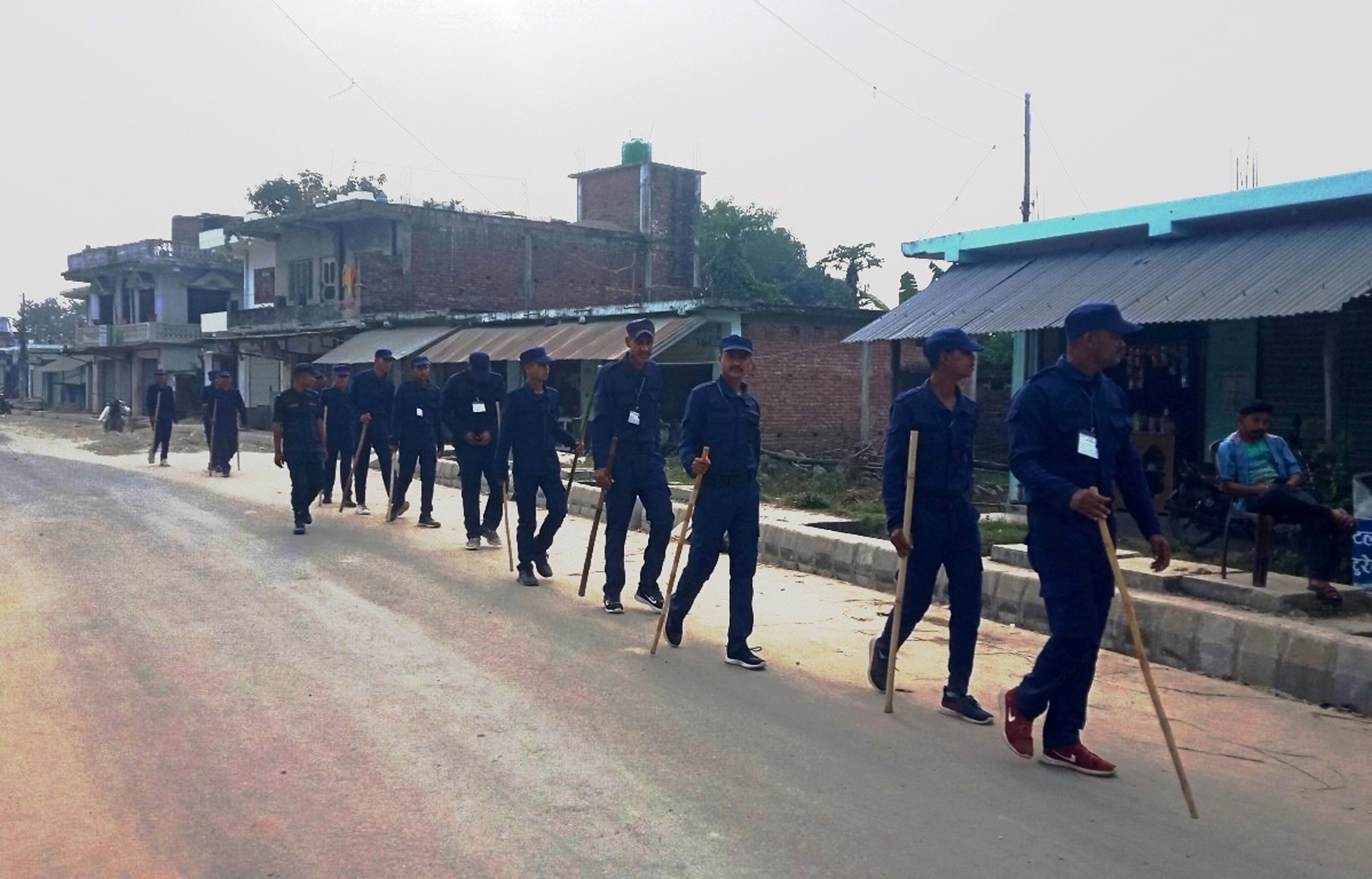 सुरक्षागस्तीमा खटिएका म्यादी प्रहरी