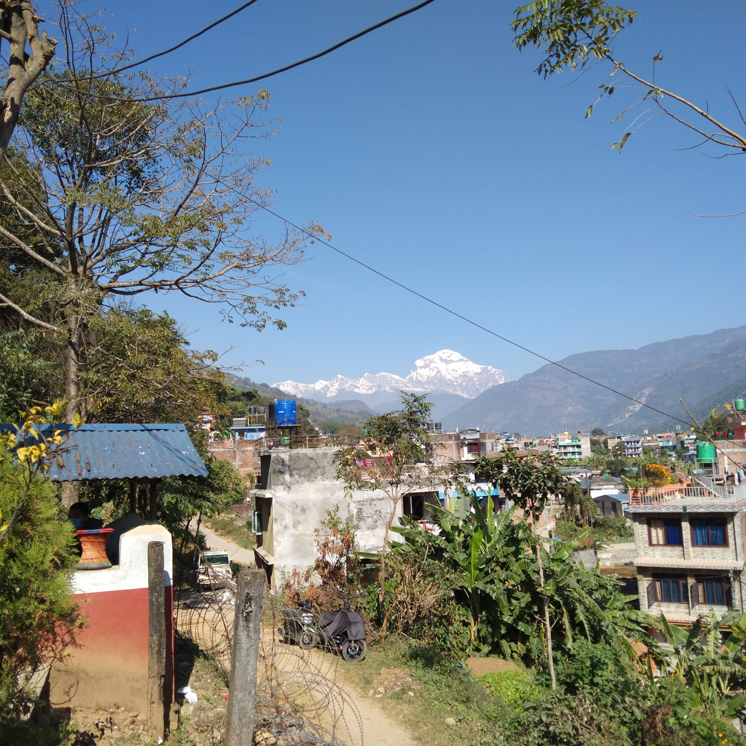कारागारबाट देखिएको धौलागिरि