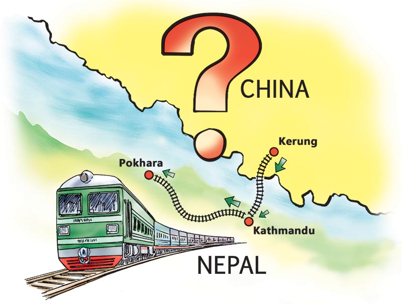 केरुङ–काठमाडौँ रेलमार्ग :– सम्भाव्यता अध्ययनका लागि मात्रै ३५ अर्ब लाग्ने, छैन बजेट