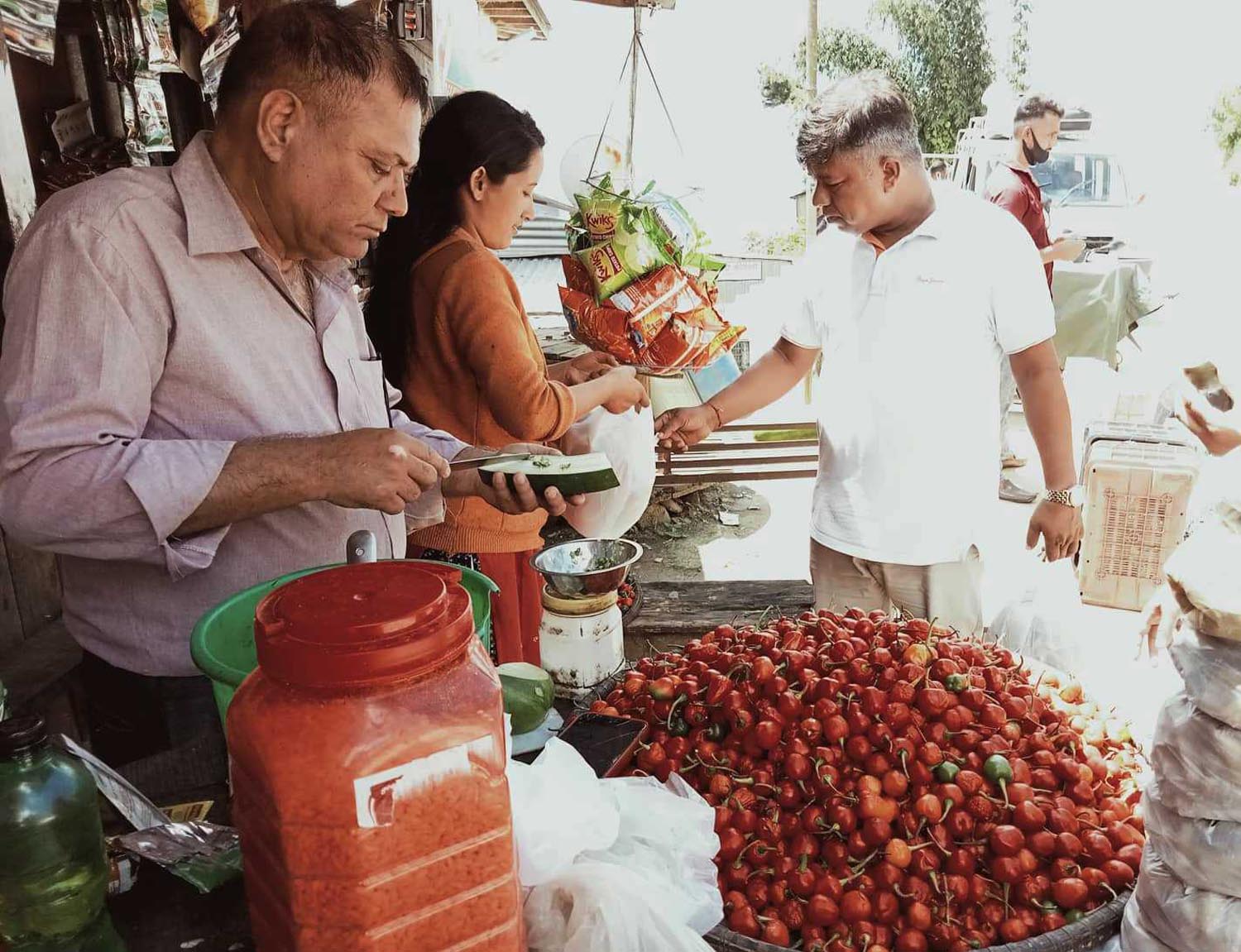 अकबरी खुर्सानी किनबेच गर्दै