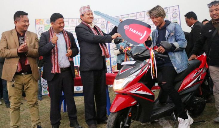 तिलोत्तमा गोल्डकपः आषिश गुरुङले पाए स्कुटर