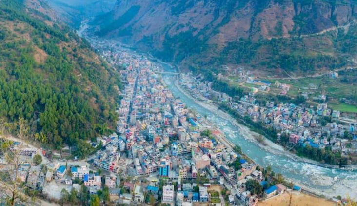 कालीगण्डकी नदीको कटानका कारण बेनीबजार जोखिममा