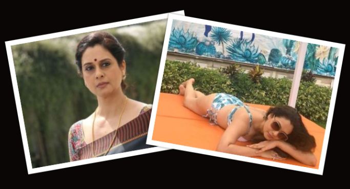 वास्तवमा यति बोल्ड छिन् सिरियलमा ‘सासु’ बन्ने यी कलाकार, बिकिनी तस्वीर भाइरल