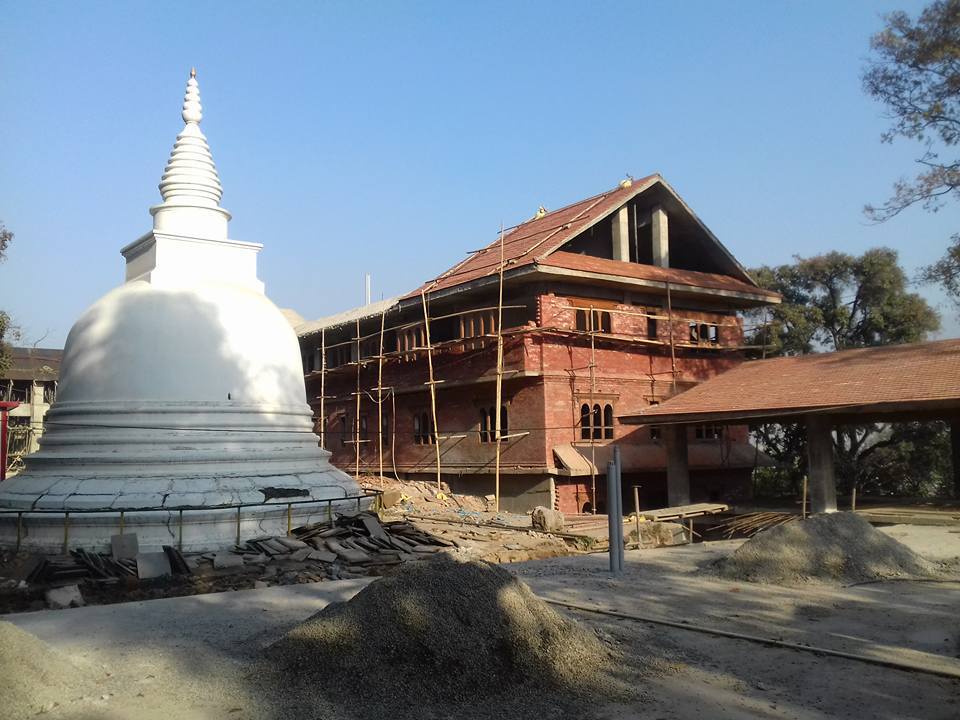 चैत्यको दोस्रो पटक पुनःनिर्माण शुरु