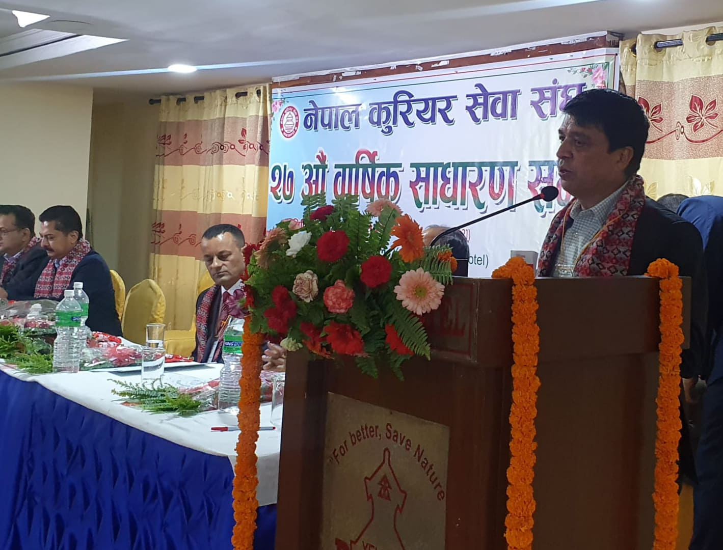 कोभिडमा अर्थतन्त्र चलायमान बनाउन कुरियर सेवाको भूमिका महत्वपूर्णः ढकाल