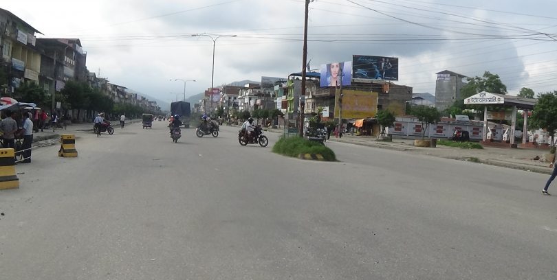 निषेधाज्ञापछि चितवनको जनजीवन ठप्प
