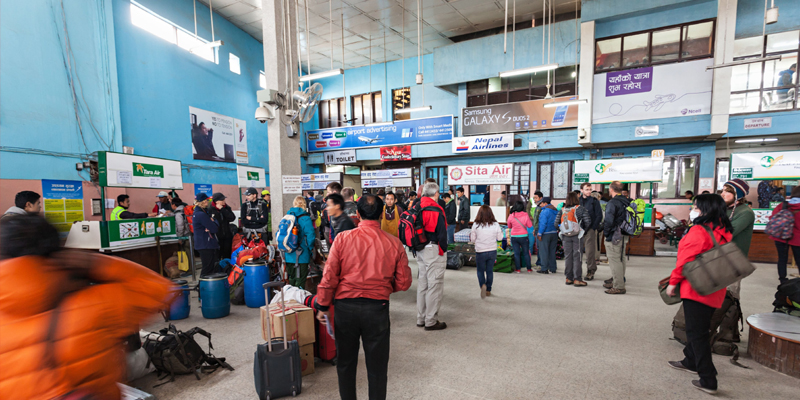 त्रिभुवन अन्तर्राष्ट्रिय विमानस्थलमा स्वागत र बिदाइ गर्न नपाइने